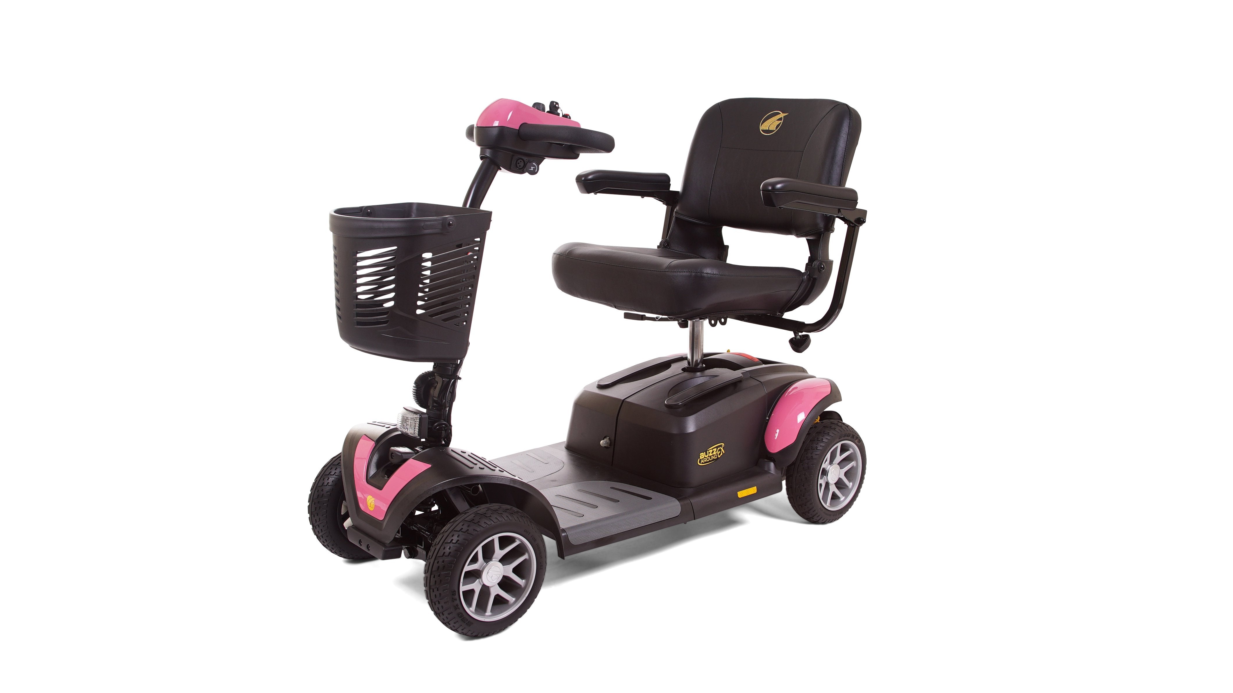Golden Technologies BuzzAround EX Extreme 4 Wheel Mobility Scooter - Heavy Duty Electric Scooter for Adults with 400 lb Weight Capacity - Perfect for Outdoor Use, Shopping & Travel