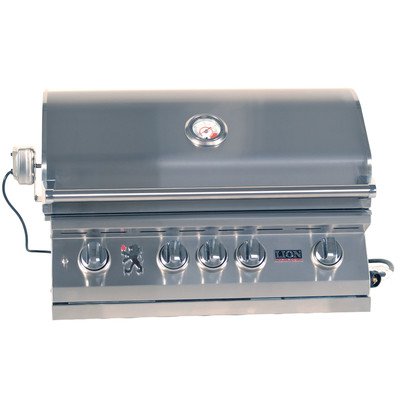 **Built-in BBQ Grill for Outdoor Cooking - Natural Gas Powered - Perfect for Backyard Parties, Patio Dining & Family Gatherings**