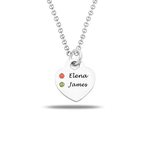 Couple Name with Birthstone