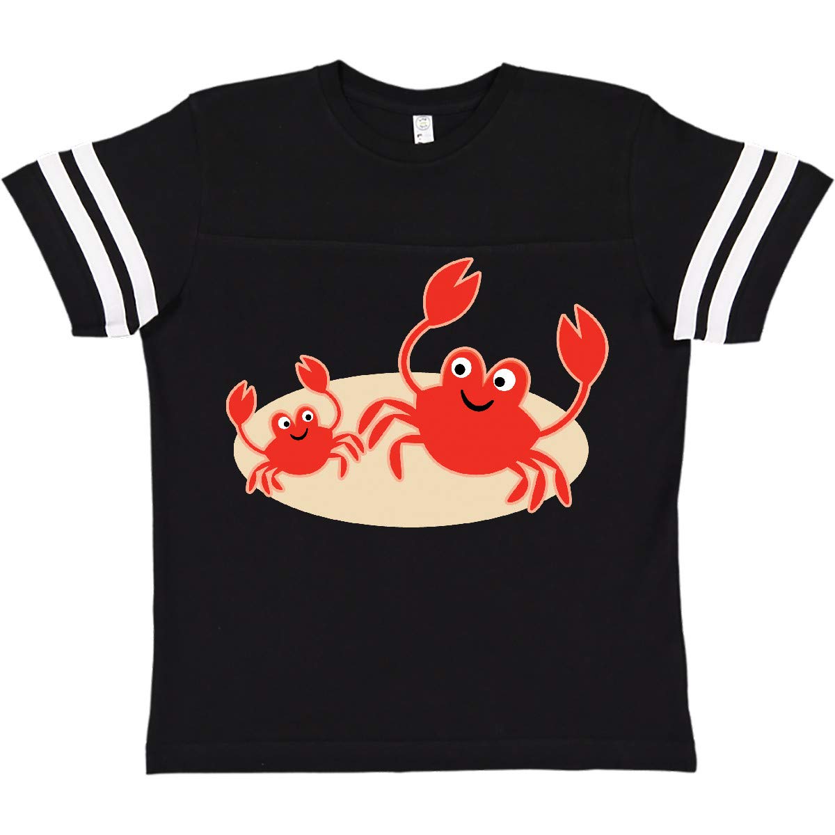 Inktastic Beach Crabs Cute Vacation Youth T-Shirt | Fun Summer Graphic Tee for Kids | Perfect for Beach Trips, Family Vacations & Casual Outings