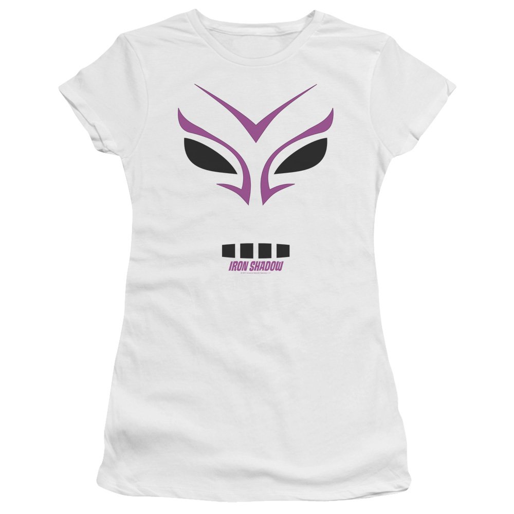 Trevco Warehouse 13 Iron Shadow Juniors' Sheer Fitted T-Shirt | Slim Fit Tee for Girls | Perfect for Cosplay, Conventions & Everyday Wear