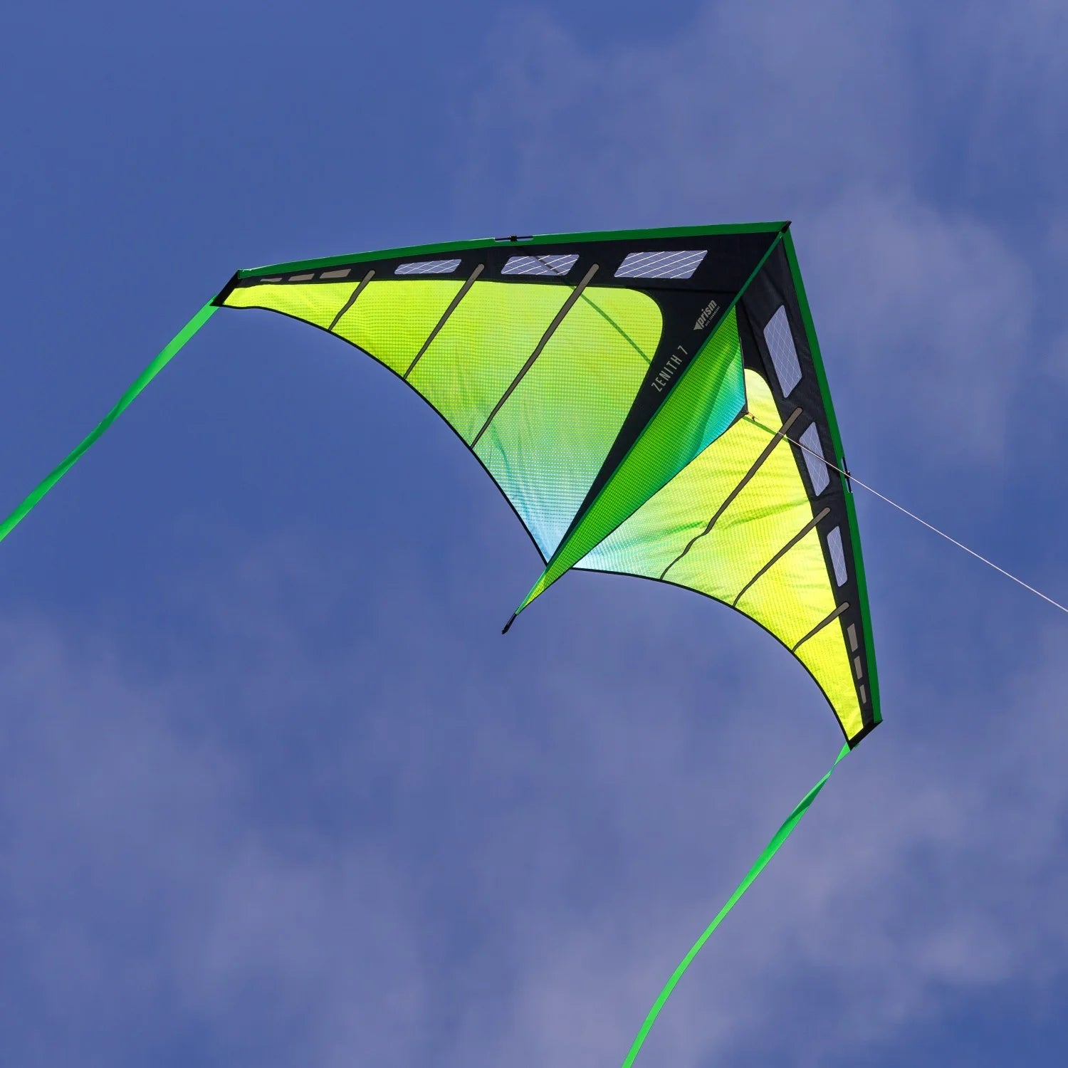 Prism Zenith 7 Stunt Kite - Professional Dual Line Kite with Aurora Color Design | Perfect for Beach Flying, Park Sports & Outdoor Family Activities