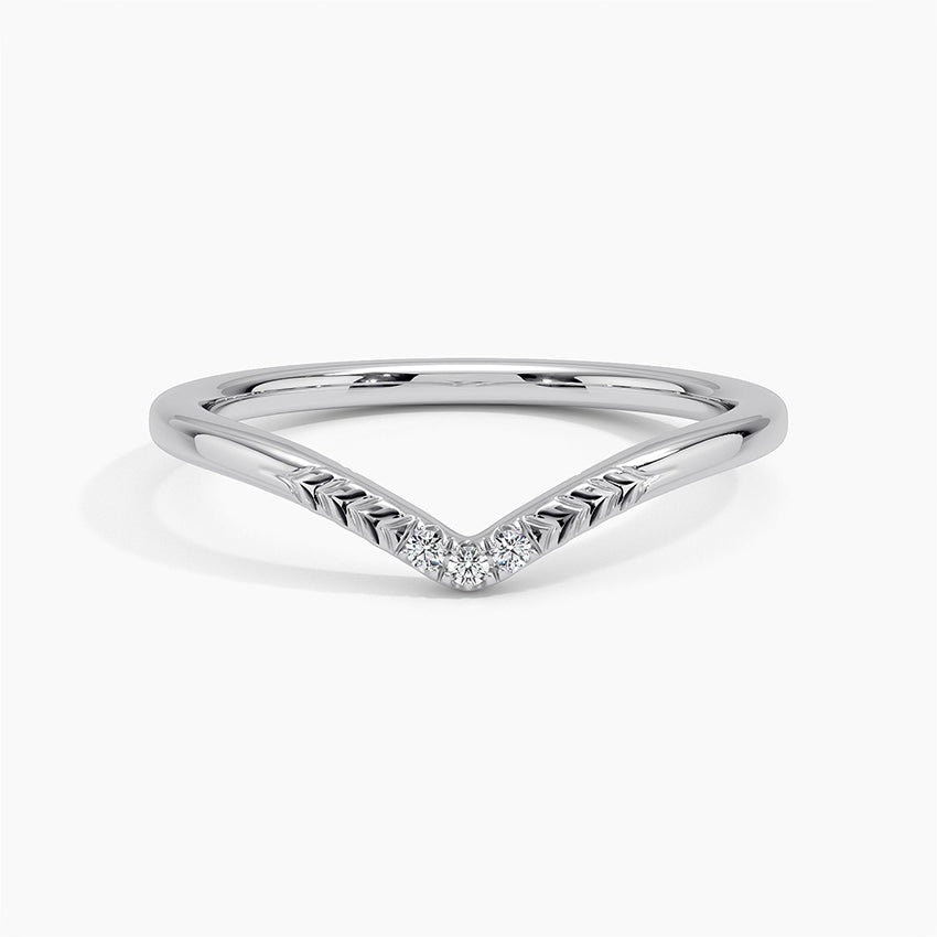 Laurel Contoured Wedding Band Ring LR78 - Elegant 14K Gold or Platinum Wedding Ring for Women, Perfect for Bridal Jewelry, Anniversary Gifts & Special Occasions