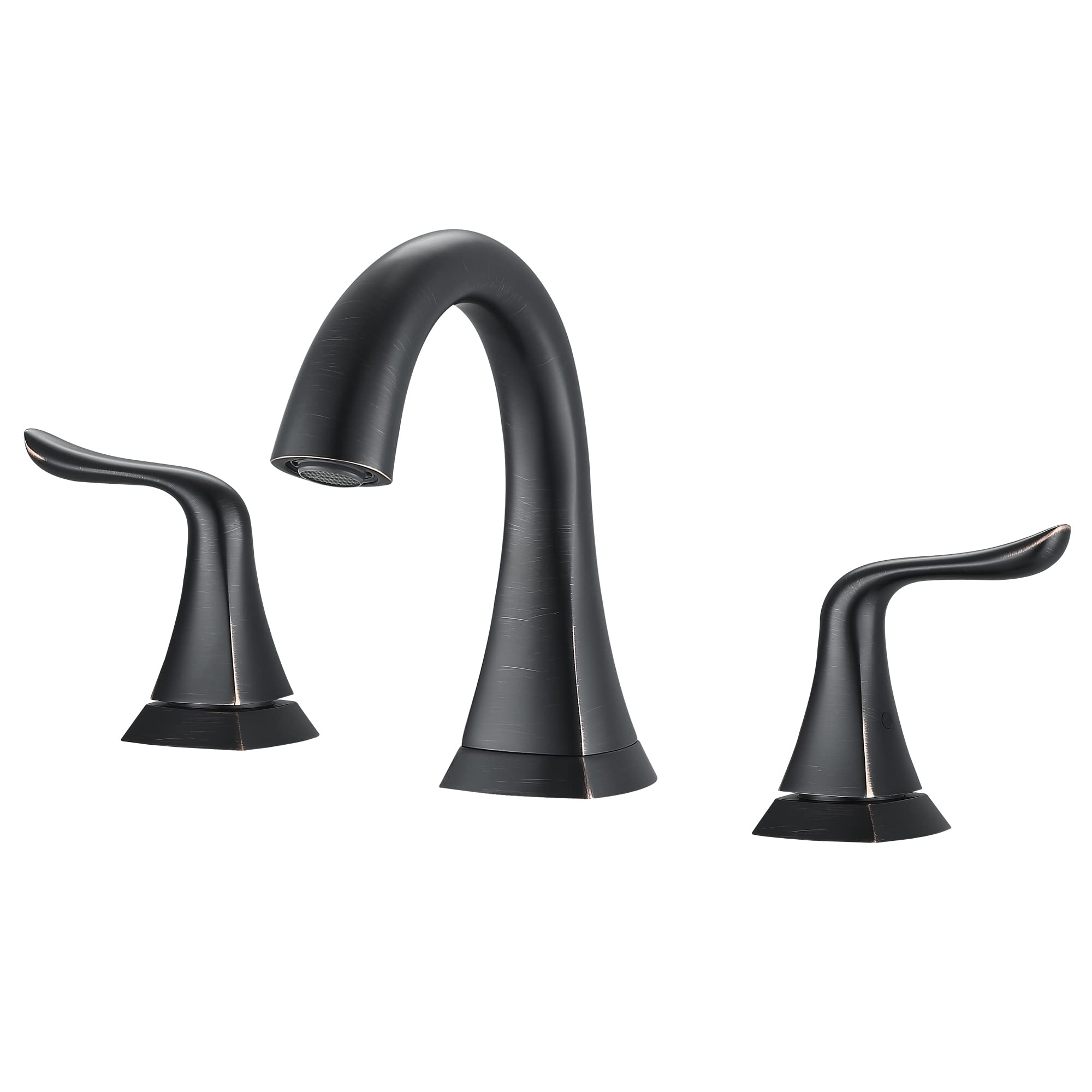 Ancona AN-4537 Scarlett Oil Rubbed Bronze Double Handle Widespread Bathroom Sink Faucet - Perfect for Modern & Traditional Bathroom Decor