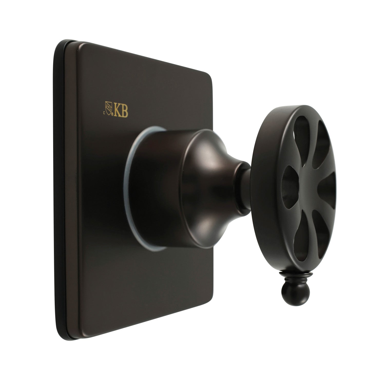 Belknap KS3045RX Single Handle 3-Way Diverter Valve with Square Trim Kit in Oil Rubbed Bronze Finish - Perfect for Bathroom, Shower, and Sink Plumbing Installations
