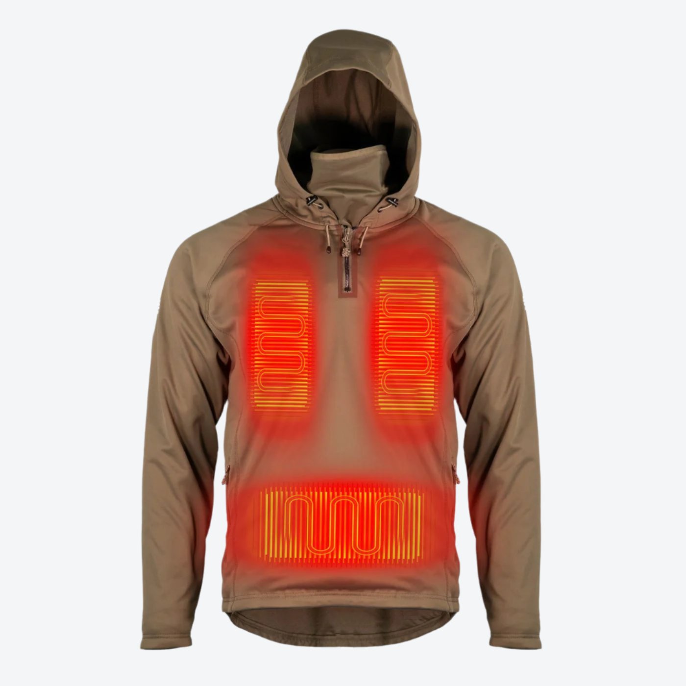**Men's Agaric Pullover Jacket - Lightweight Fleece Hoodie for Outdoor Hiking, Camping & Casual Wear**