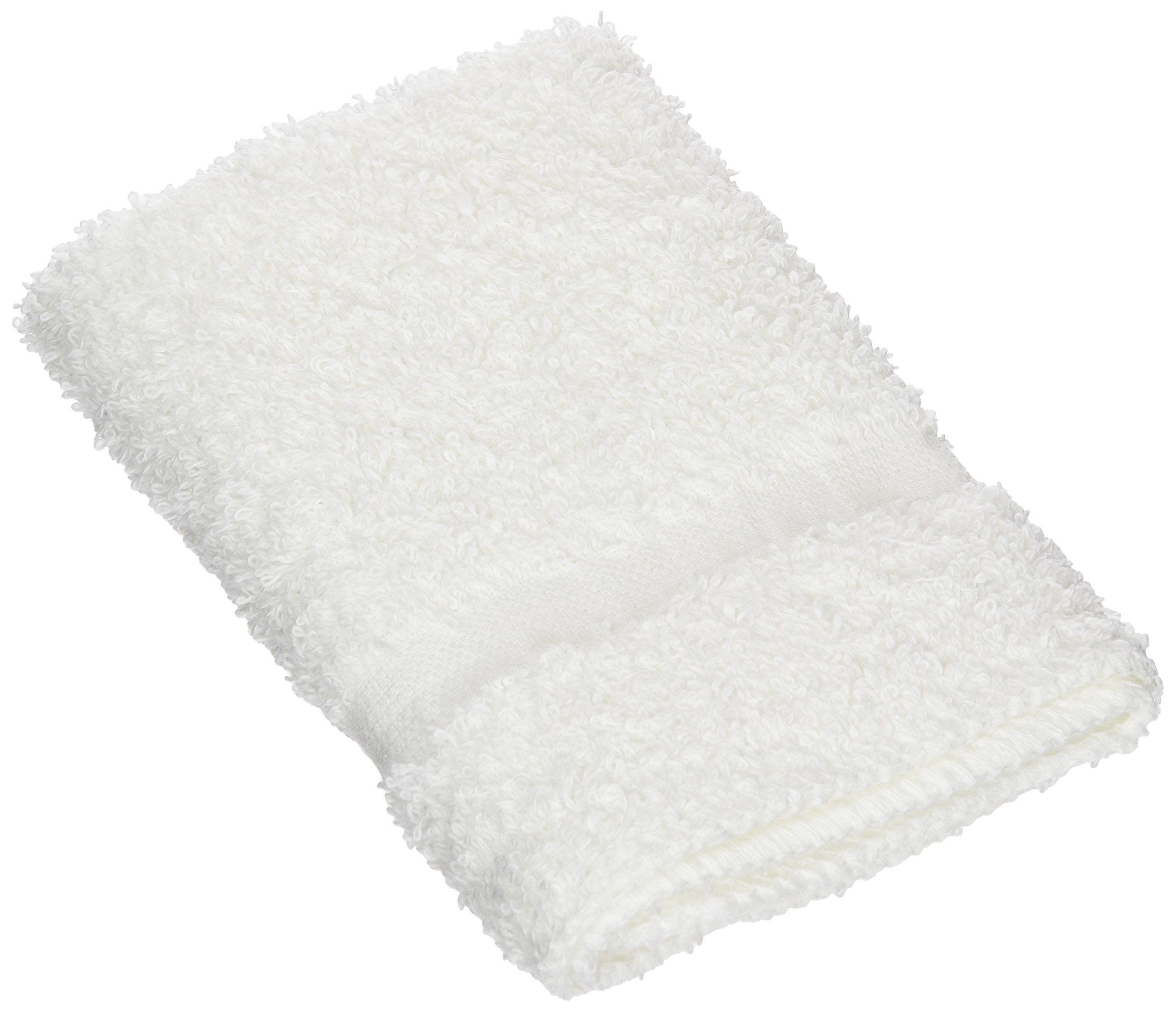1888 Mills Premium White Wash Cloths - 24 Pack | Soft & Absorbent Bath Towels for Spa, Gym & Home Use | Quick-Drying Face & Hand Towels for Daily Skincare Routine