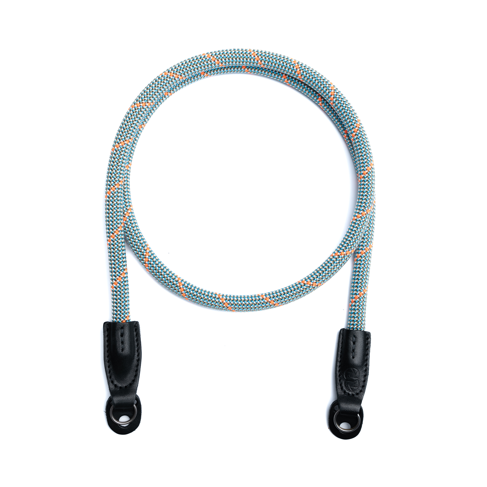Cooph Rope Camera Strap with Split Ring - 51.2 Inch (130cm) Adjustable Neck Strap for DSLR/Mirrorless Cameras - Durable & Comfortable Orange Ice Design - Perfect for Travel, Hiking & Photography Enthusiasts