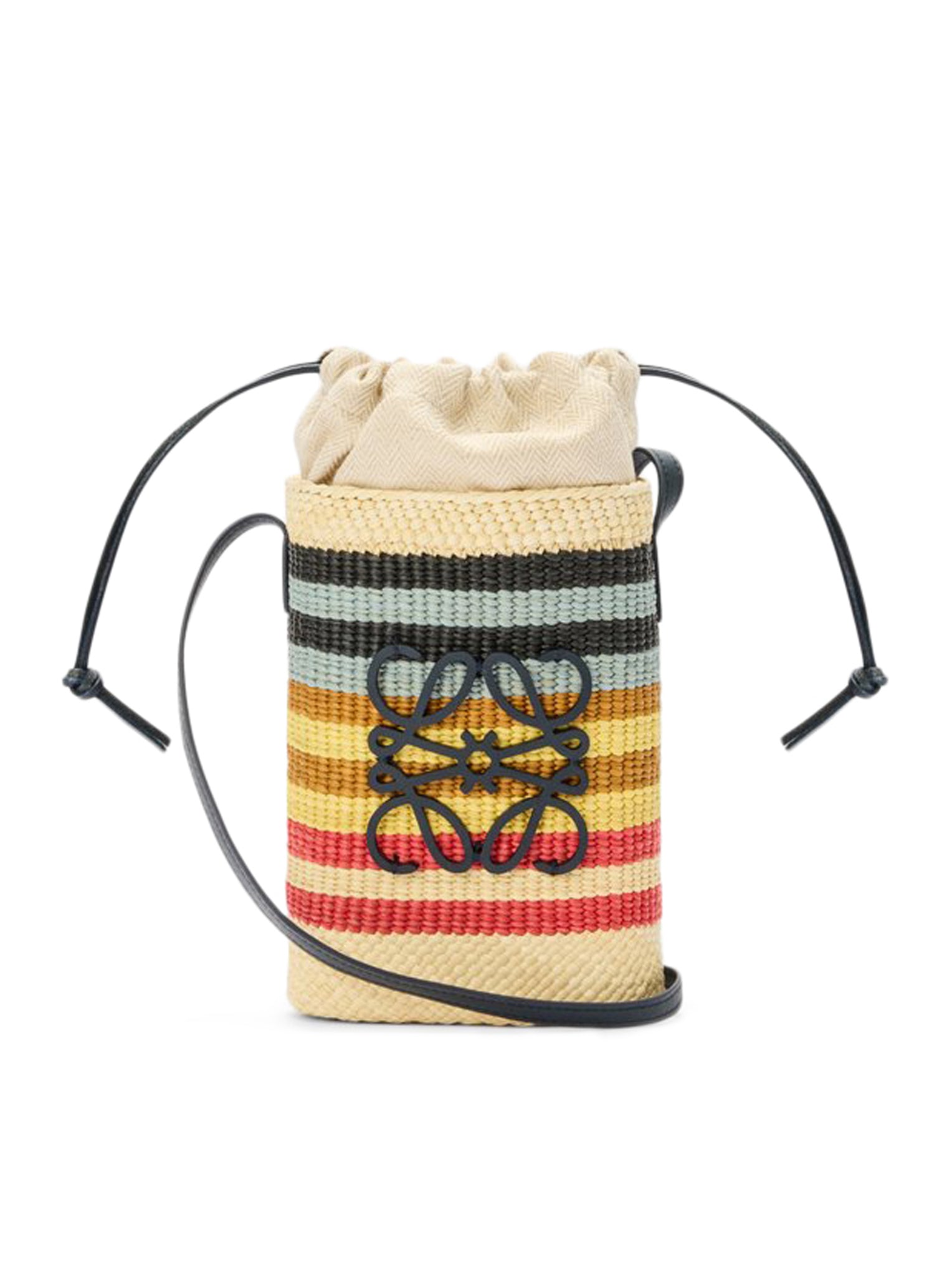 Loewe X Paula's Ibiza Bucket Bag in Nude Neutrals - Stylish Multicolor Crossbody Bag for Women | Perfect for Beach Vacations, Summer Outings & Casual Everyday Use