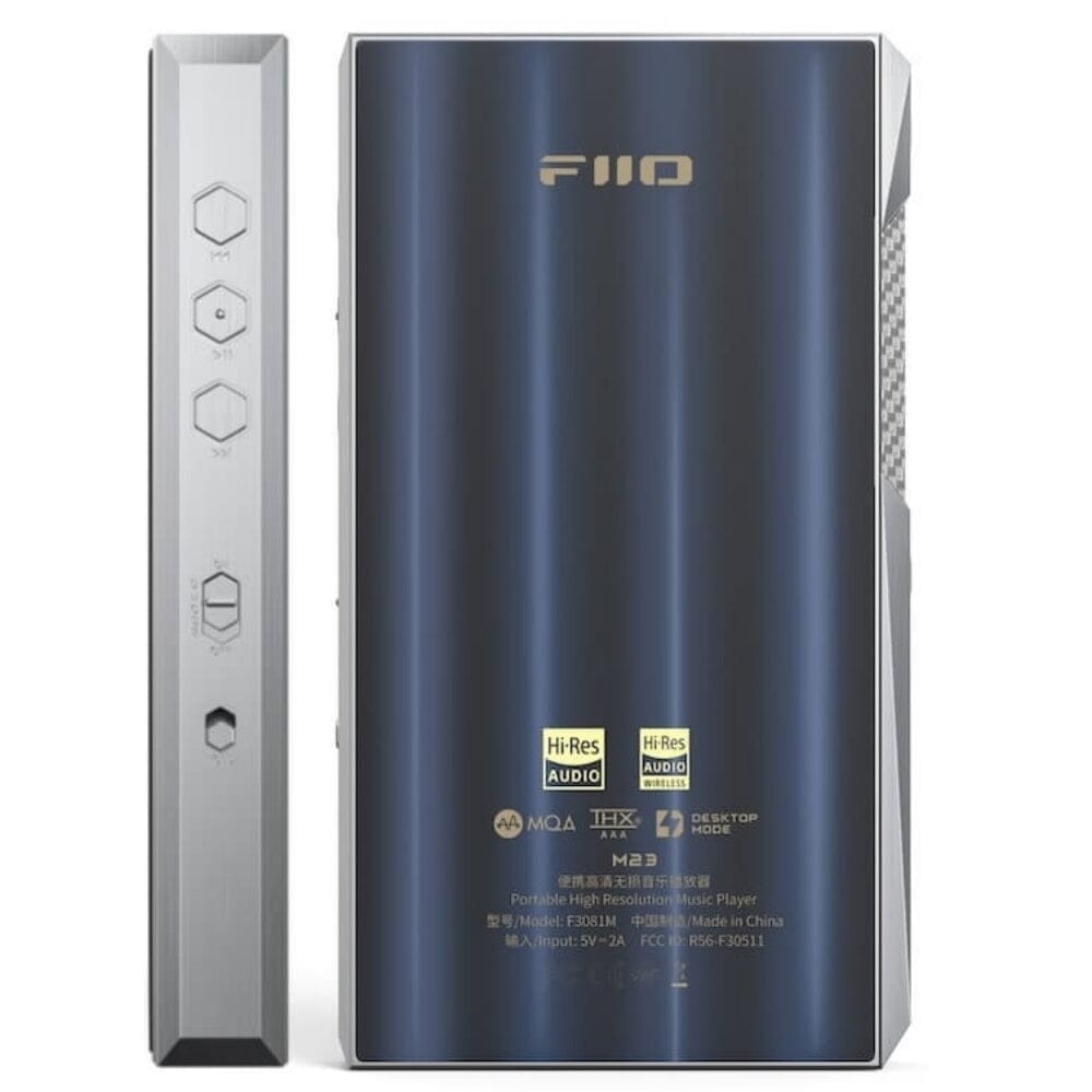FiiO M23 High Resolution Portable Music Player with AK4191EQ+AK4499EX DAC - Perfect for Audiophiles & Travel Listening