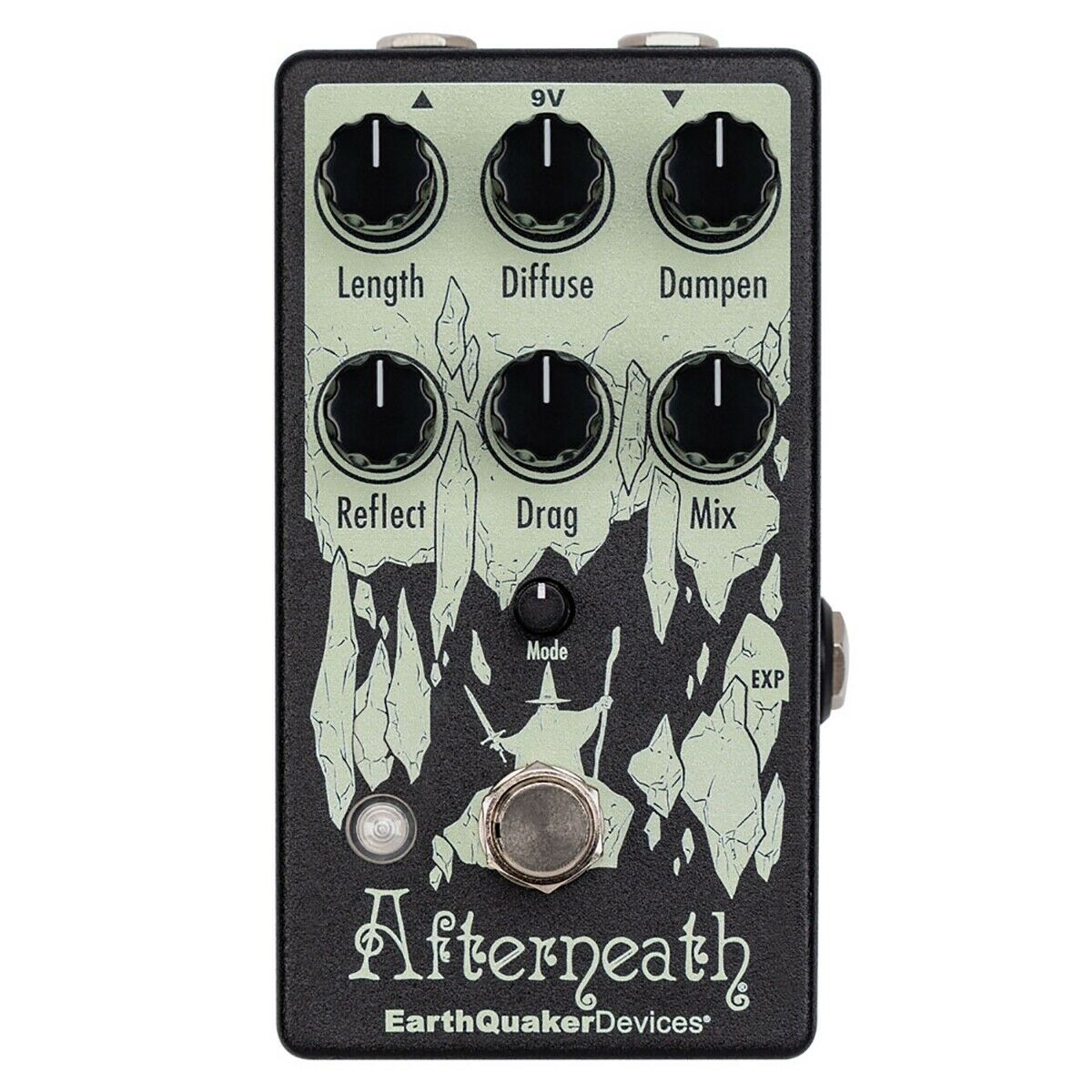 EarthQuaker Devices Afterneath V3 Reverb Pedal - Ambient Guitar Effects Pedal for Dreamy Soundscapes | Perfect for Studio Recording & Live Performances
