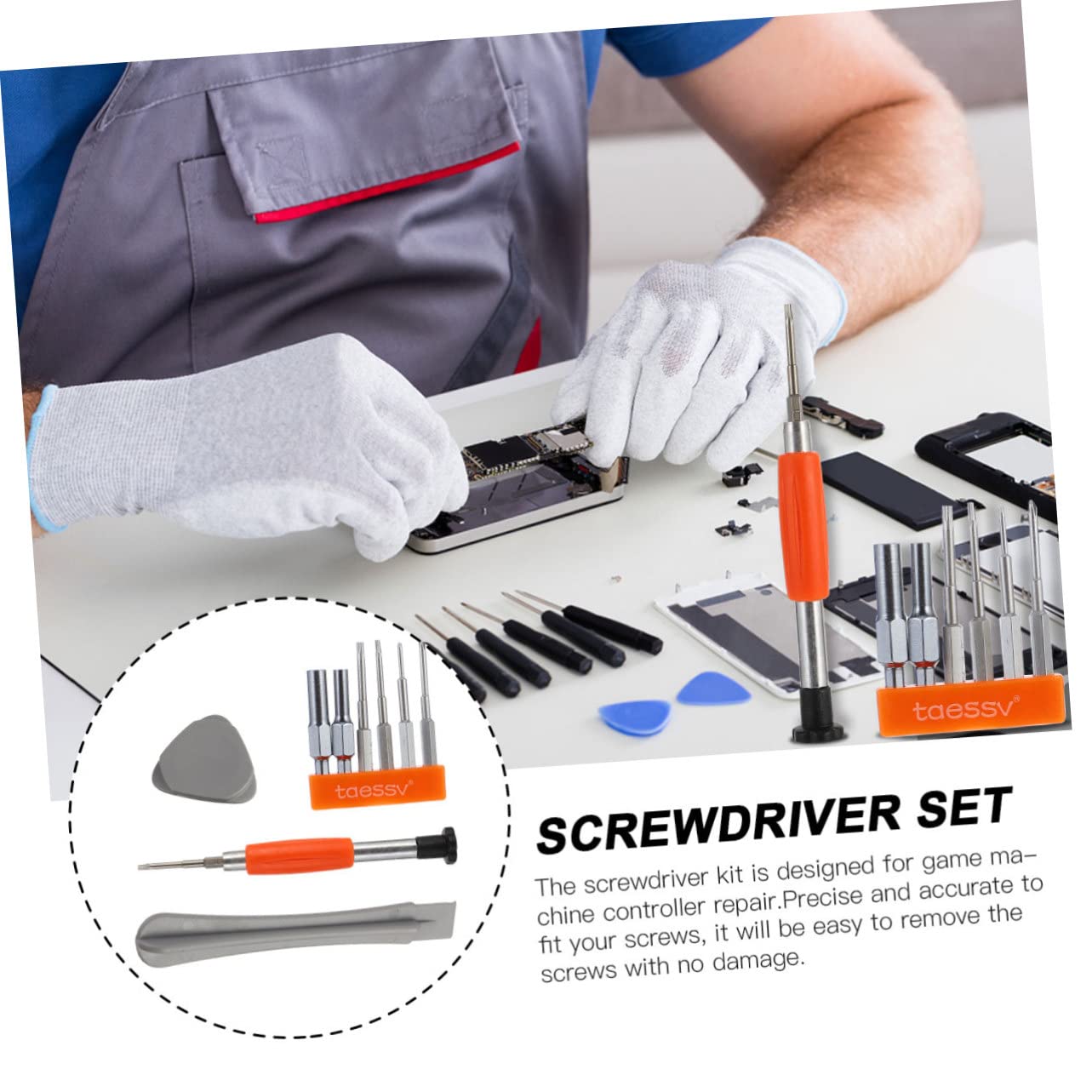 9-Piece Screwdriver Set for Watch & Phone Repair - Mini Precision Tool Kit for Electronics, Tablet Disassembly, Game Console Maintenance & Scratch Removal - Perfect for DIY Repairs at Home or Workshop
