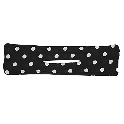 Durable Bow Hair Bun Maker for Women - No Break Hair Accessory for Home, Party, Yoga & Everyday Use - Strong & Lightweight (Black Dots) - Perfect for Hairstyling, Workouts & Special Occasions