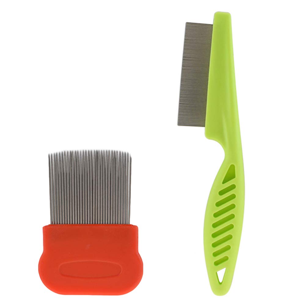 TEHAUX 2-Pack Cat Grooming Brush - Pet Hair Remover for Home Cleaning