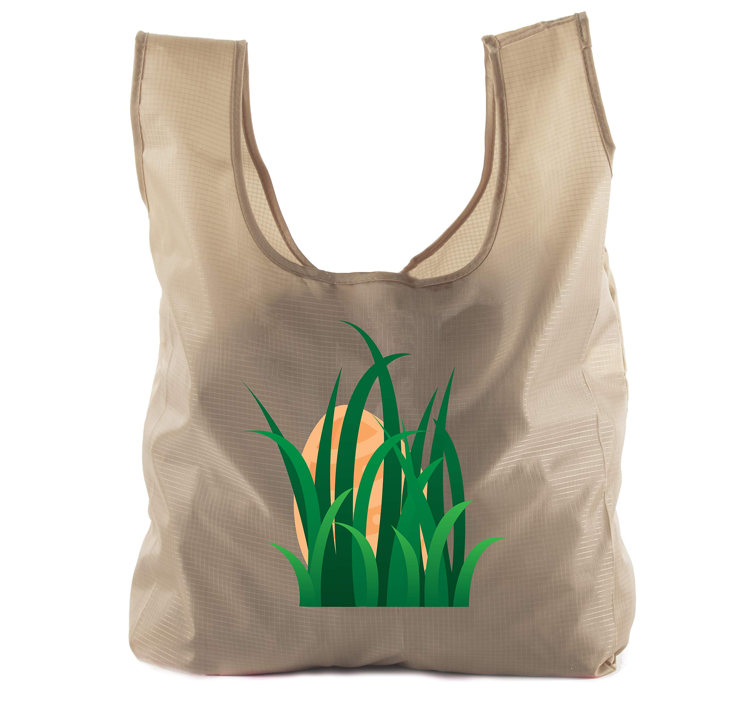 Easter Basket Bags - Bulk Reusable Grocery Tote Bags for Easter Egg Hunt - No Peeking - Perfect for Easter Gifts, Party Favors & Spring Celebrations