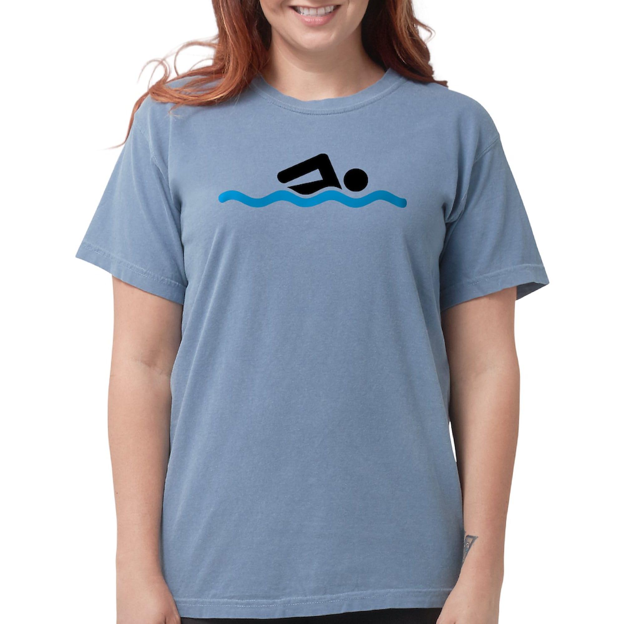 **Women's Comfort Colors Swimming T-Shirt - Soft & Breathable for Pool, Beach & Summer Activities | CafePress**