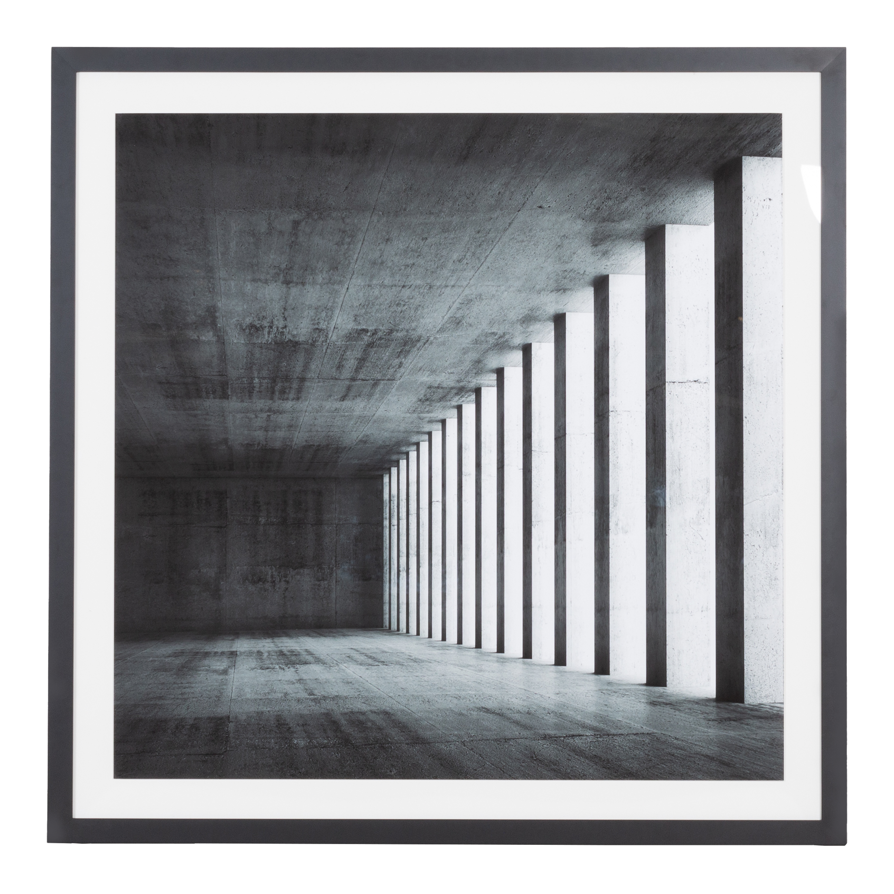 Brutalist Photo II Wall Art - Modern Abstract Black & White Photography Print - Perfect for Living Room, Bedroom, or Office Decor