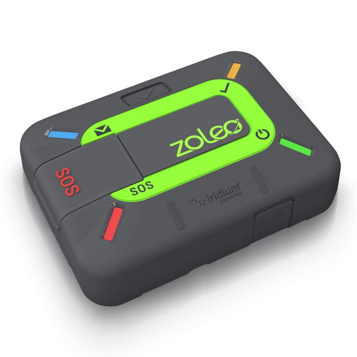 ZOLEO Satellite Communicator - Global Two-Way SMS Texting, Email & Emergency SOS with GPS Location Tracking - Works with Android & iOS Smartphones for Outdoor Adventures, Hiking, Camping & Remote Travel Safety