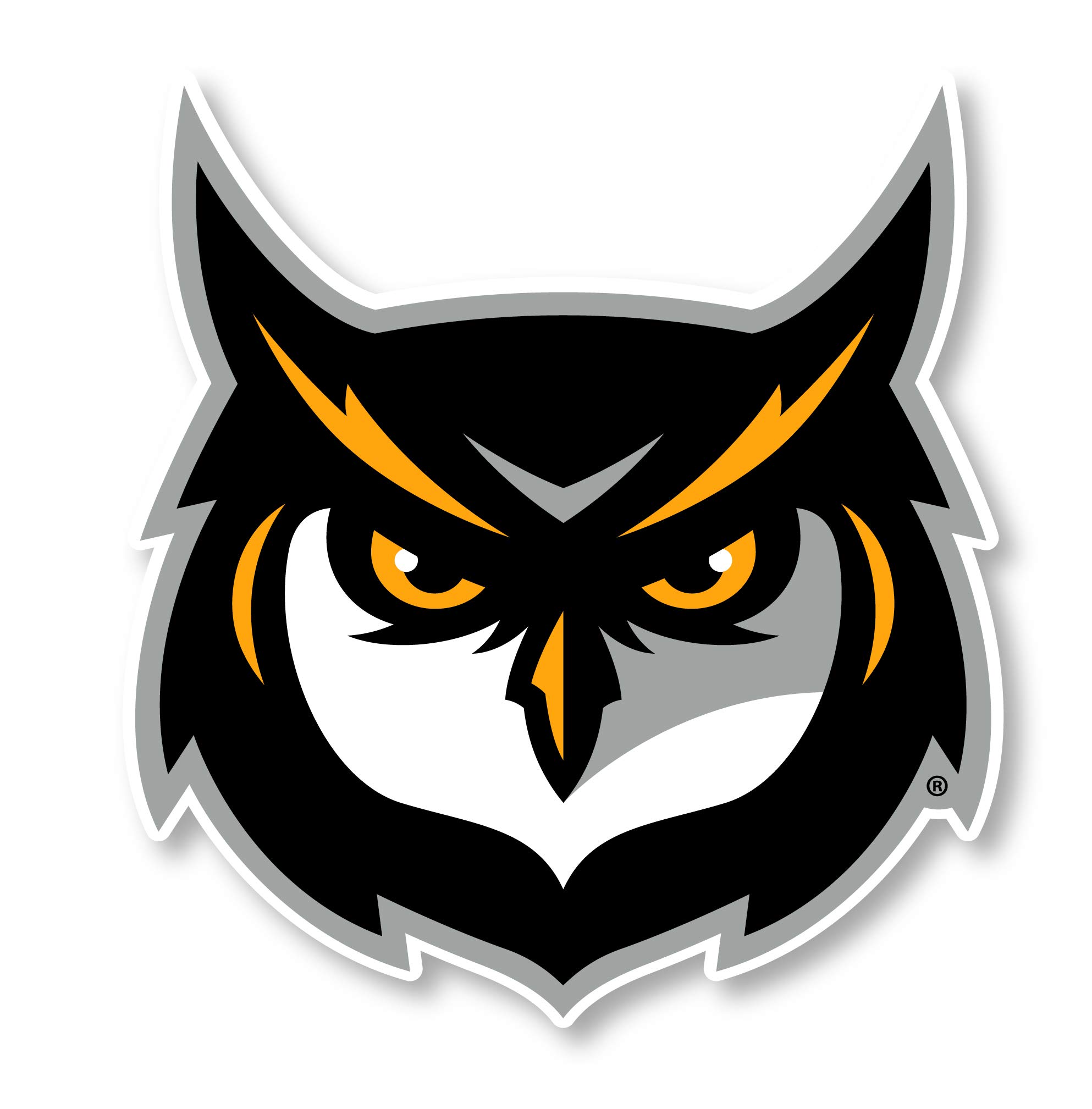 Kennesaw State University 8 Inch Vinyl Mascot Decal Sticker 4-Pack - Officially Licensed College Stickers for Cars, Laptops, Windows & School Spirit - Perfect for Alumni, Students & Fans