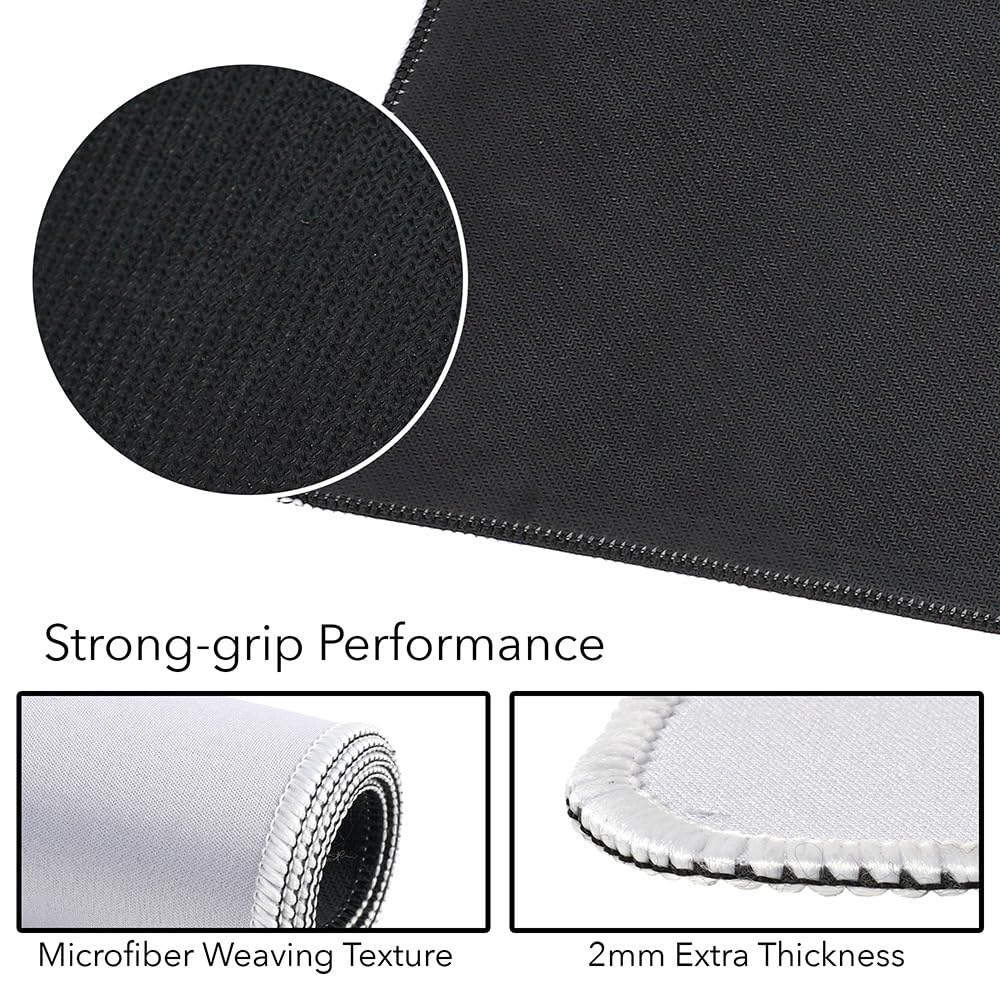 University of Michigan Wolverines Basketball Large Gaming Mouse Pad - Non-Slip Base & Stitched Edges (31.5