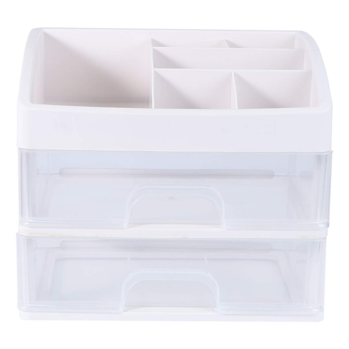Desktop Makeup Organizer with Drawers - Cosmetic Storage Case for Vanity, Bathroom & Travel | Perfect for Makeup Brushes, Lipsticks & Beauty Essentials