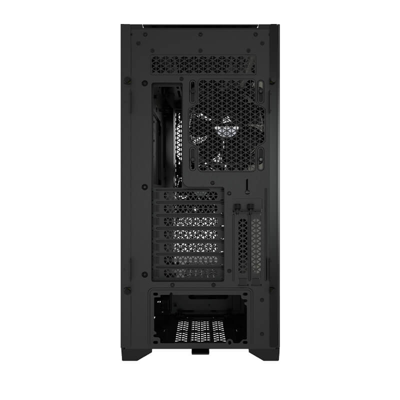 Corsair 5000D AIRFLOW Mid Tower PC Case - Black Tempered Glass, High Airflow Design for Gaming & Workstation Builds - Perfect for Streamers & Content Creators