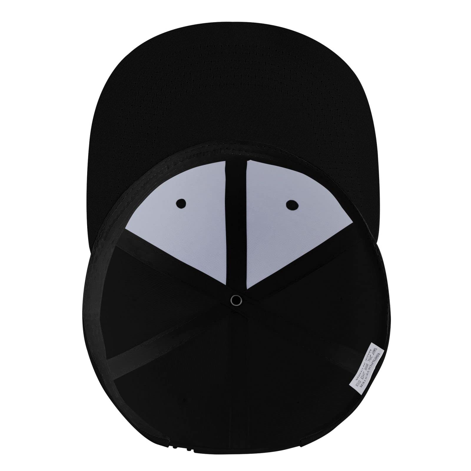Premium Disc Golf Basket with Flying Disc - Men's Black Flat Bill Trucker Hat & Classic Baseball Cap for Outdoor Sports & Casual Wear