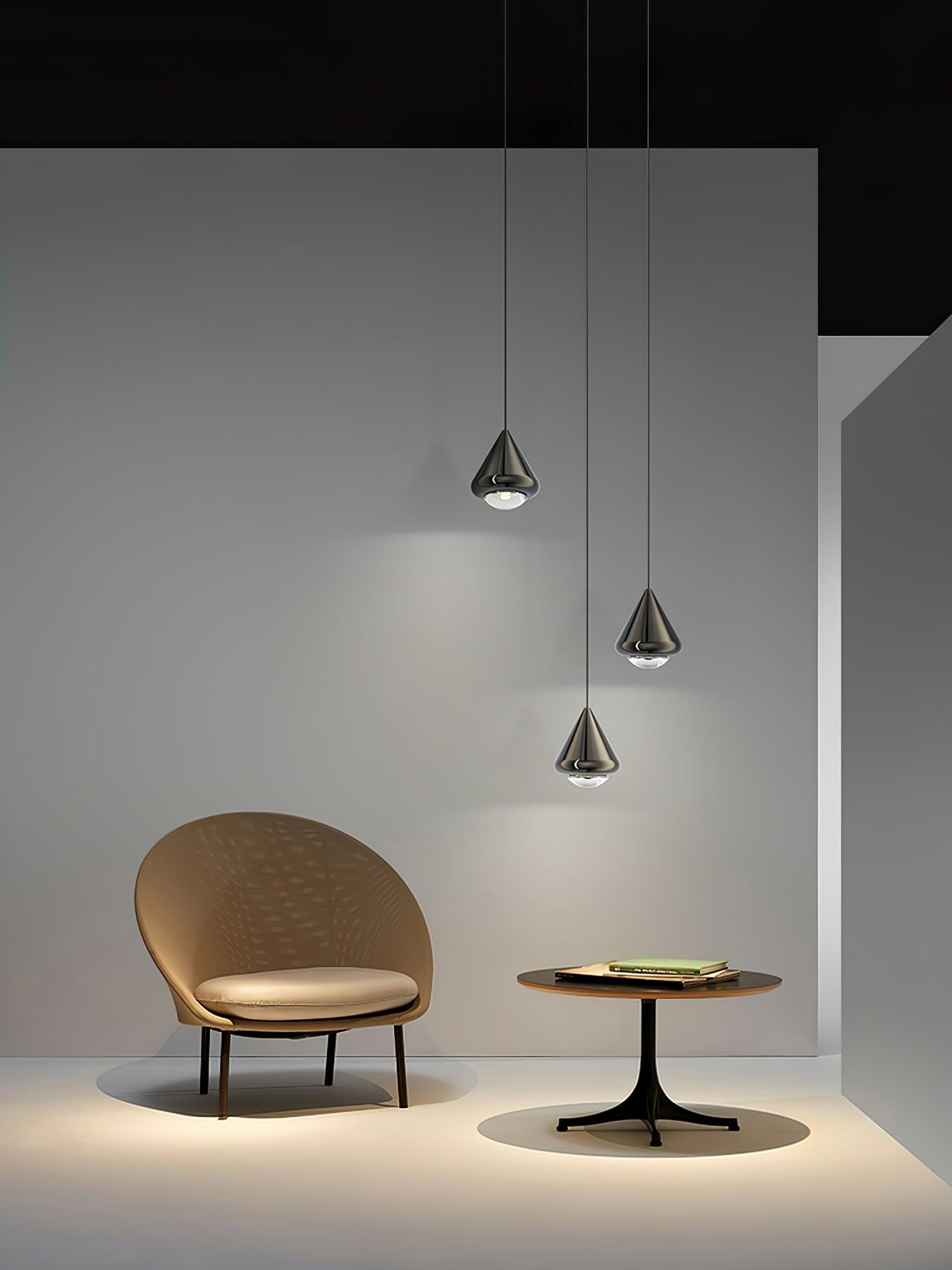 Apollo Pendant Light - Modern Hanging Chandelier for Kitchen Island, Dining Room & Bedroom Lighting - Industrial Vintage Ceiling Fixture with Edison Bulb