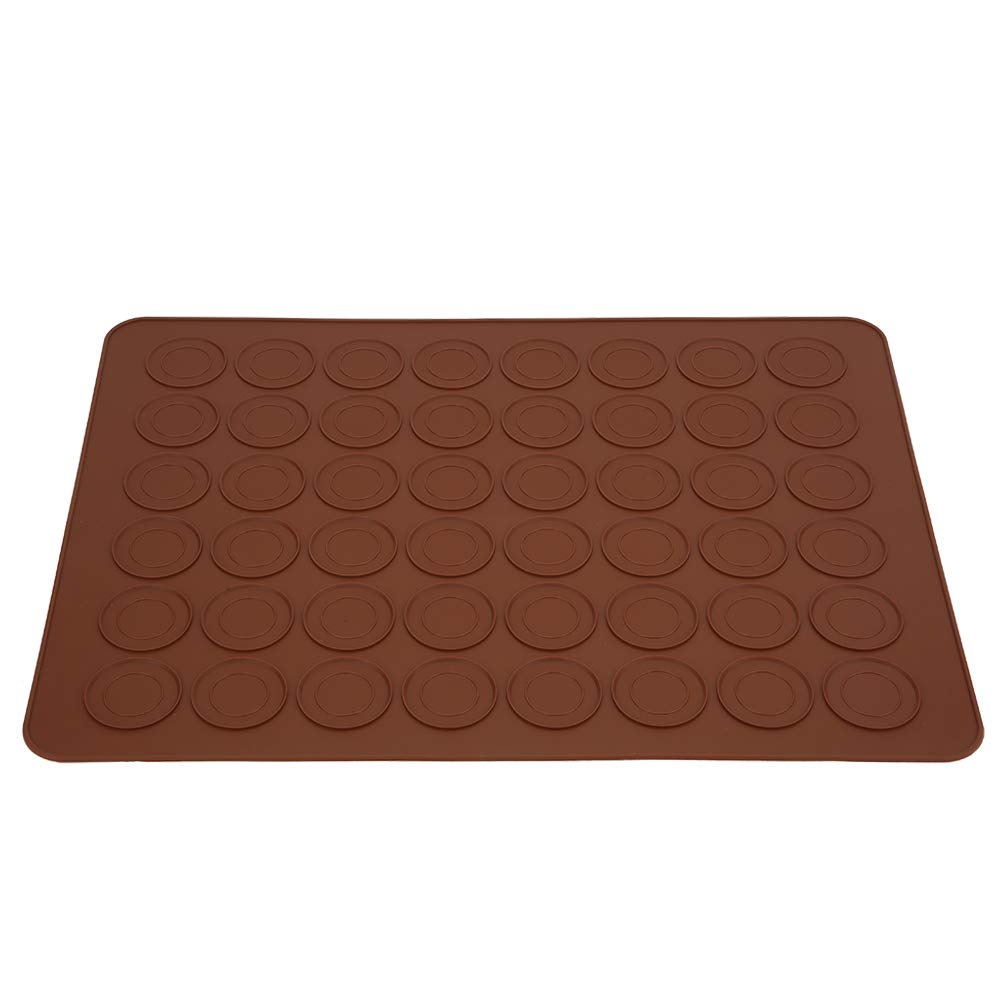 48-Hole Silicone Macaron Baking Mat - Non-Stick Oven Tray for Perfect French Macarons, DIY Desserts & Cake Decorating | Ideal for Home Bakers & Professional Kitchens