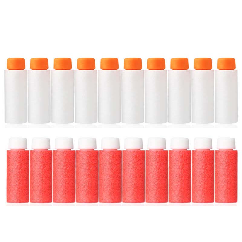 Worker Glow in the Dark Half Length Darts 200pcs - High Visibility Soft Tip Darts for Nighttime Play, Parties & Pub Games
