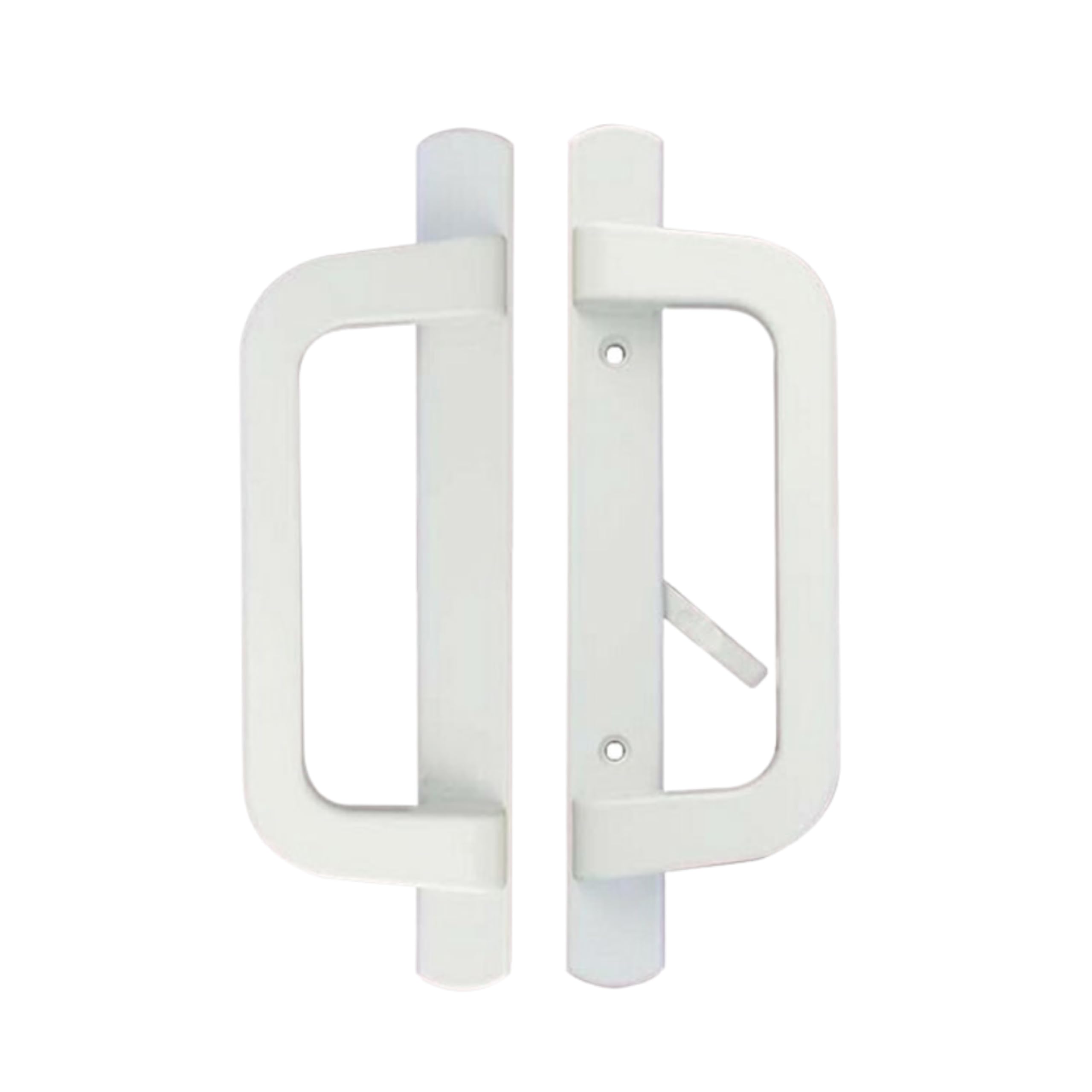 Premium PGT Sliding Glass Door Handle Kit - White, 8-12 Inch Adjustable | Durable Replacement for Patio, Balcony & Shower Enclosures