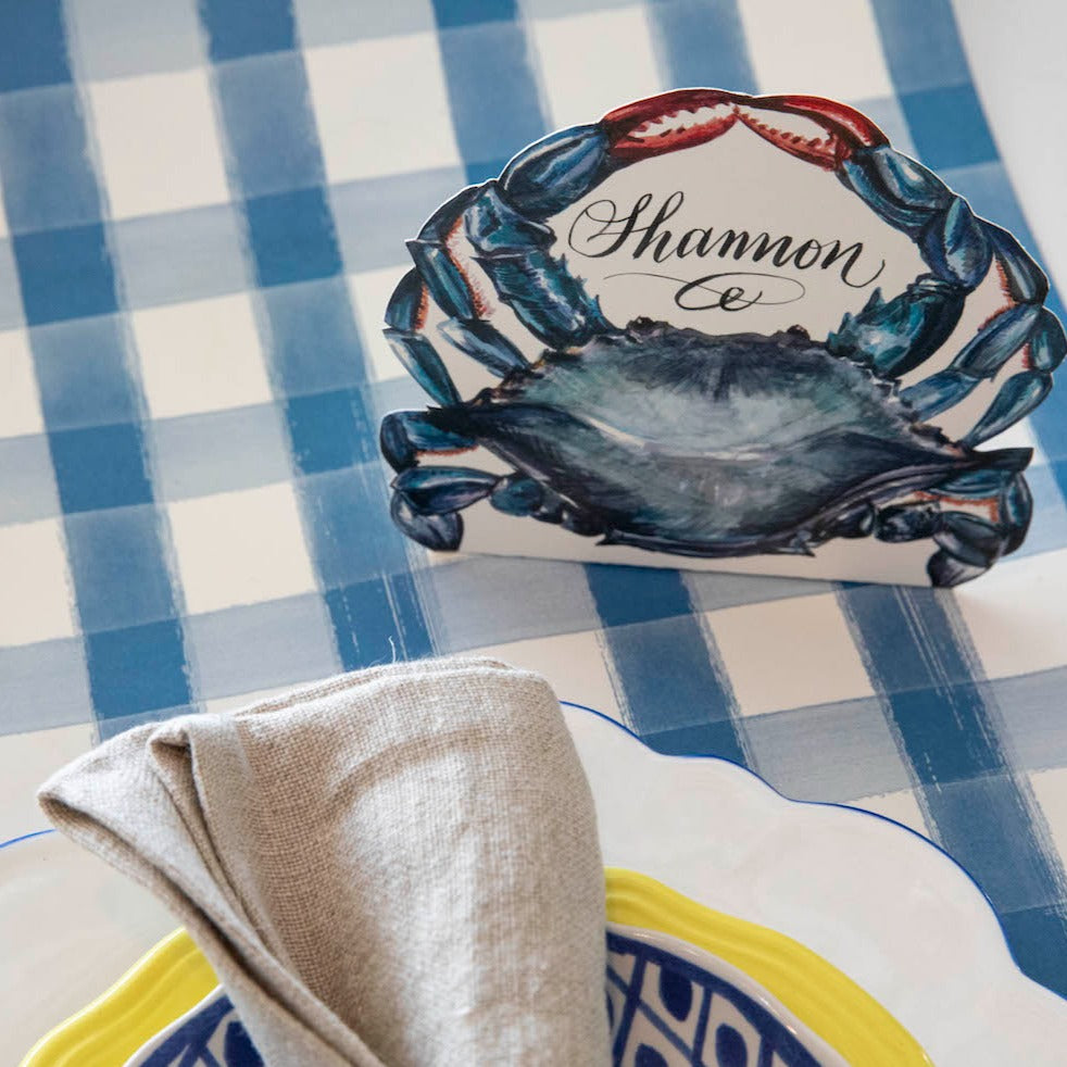 Elegant Crab-Themed Place Card Holders for Wedding, Birthday & Dinner Parties - Perfect for Seafood Lovers & Coastal-Themed Events