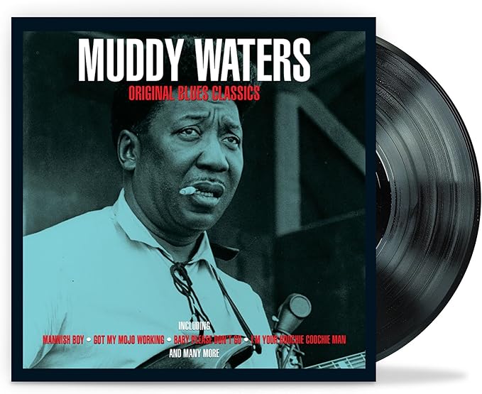 Muddy Waters Original Blue Classics Vinyl LP Record - Blues Music for Collectors & Audiophiles, Perfect for Home Listening & Music Enthusiasts
