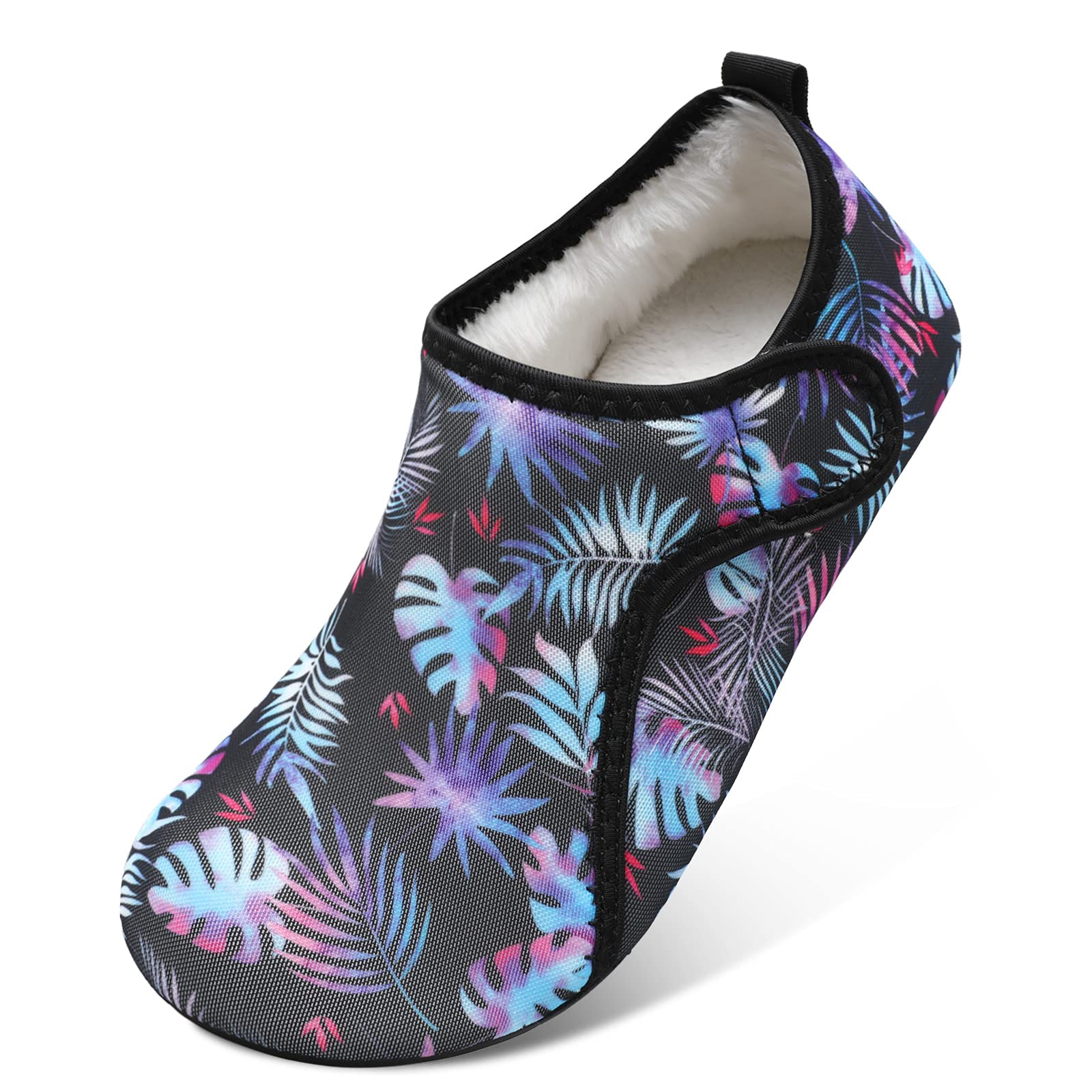 L-RUN Anti-Slip House Slippers for Women & Men - Indoor/Outdoor Warm Home Shoes for Comfort