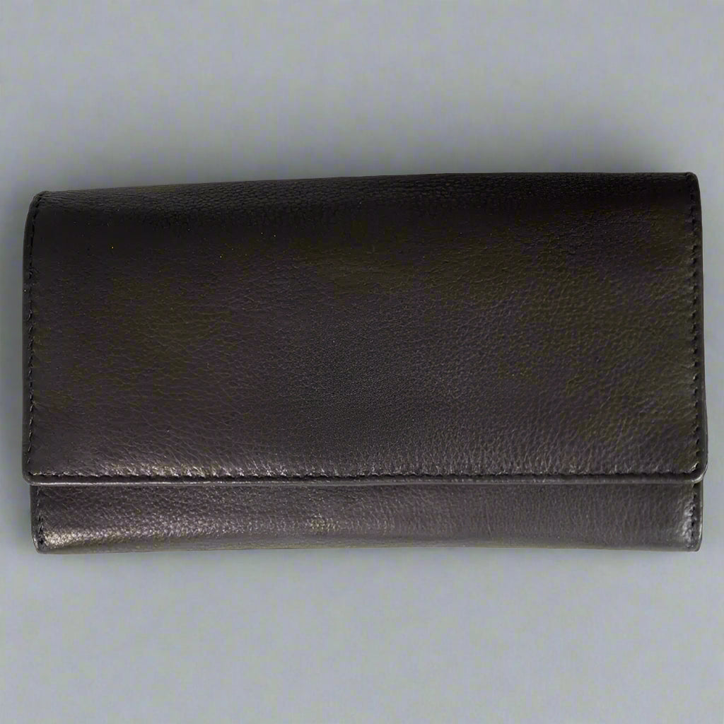 Premium Women's RFID Blocking Leather Wallet - Slim Trifold Design with Multiple Card Slots & ID Window - Perfect for Travel, Work, and Everyday Use