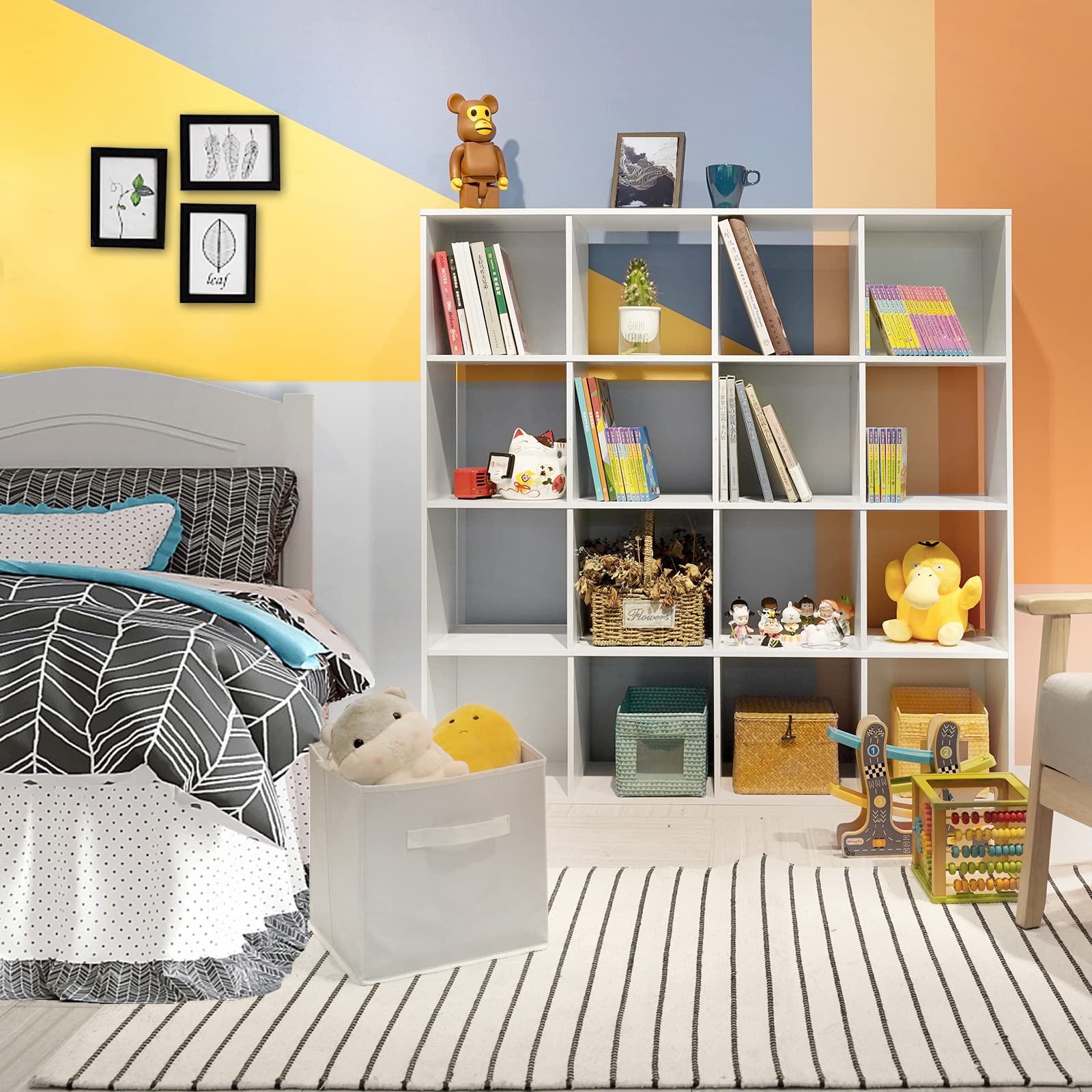 16-Cube Storage Organizer with 11