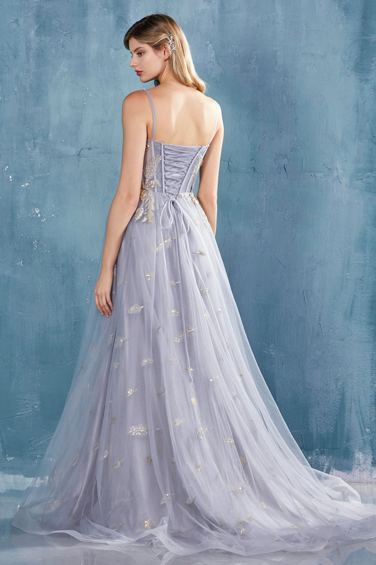 Andrea & Leo Star of My Eye Corset Tulle A-Line Wedding Dress - Elegant Bridal Gown for Church Ceremony, Garden Wedding & Reception