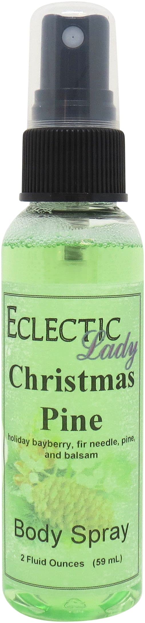 Christmas Pine Body Spray for Women & Men - 2 oz Long Lasting Perfume Mist with Clean, Gentle Fragrance - Soft Subtle Aroma Cologne for Daily Use, Holiday Gifts & Winter Season