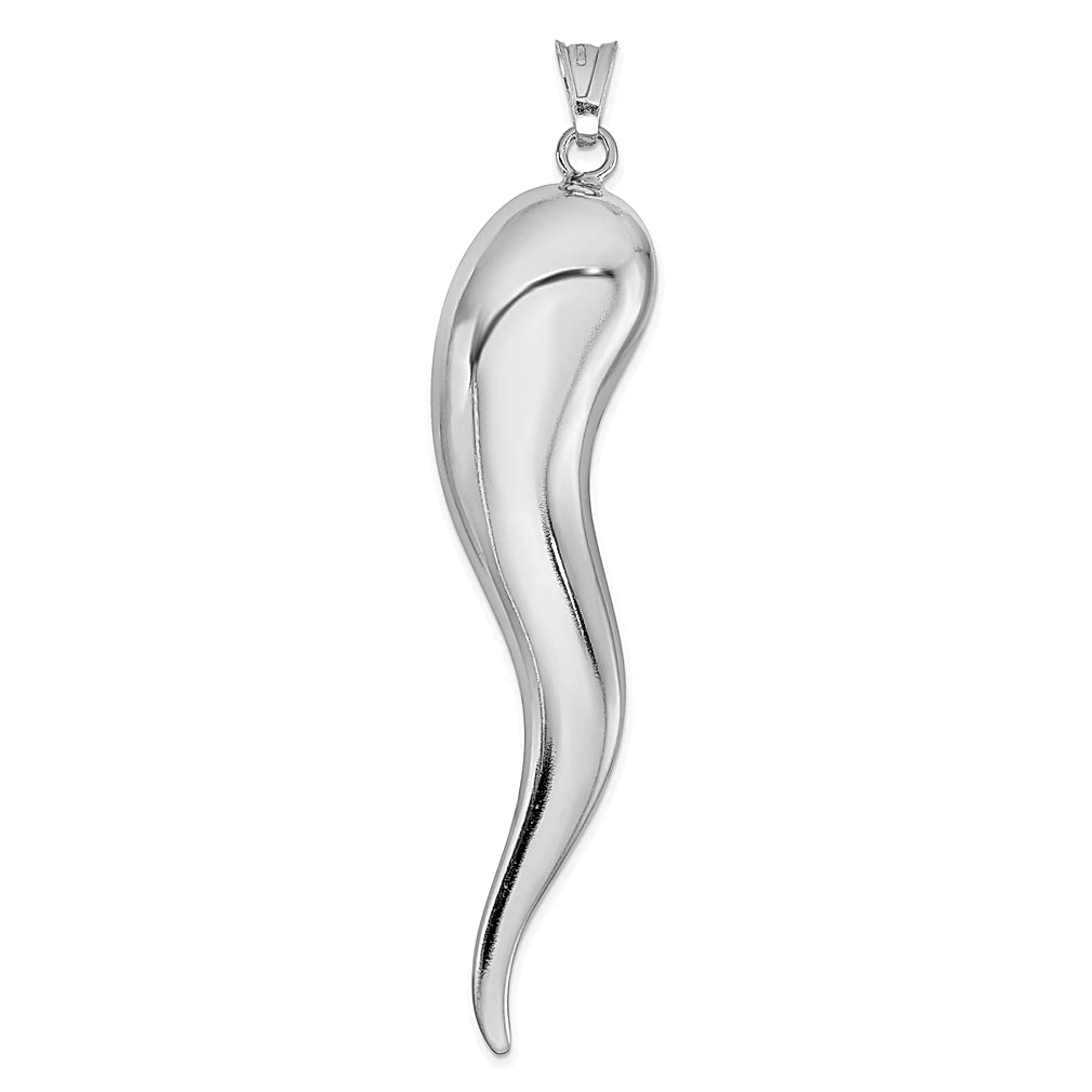 925 Sterling Silver Cornicello Italian Horn Necklace - Lucky Charm Pendant for Women | Elegant Fine Jewelry Gift for Her | Perfect for Birthdays, Anniversaries & Everyday Wear