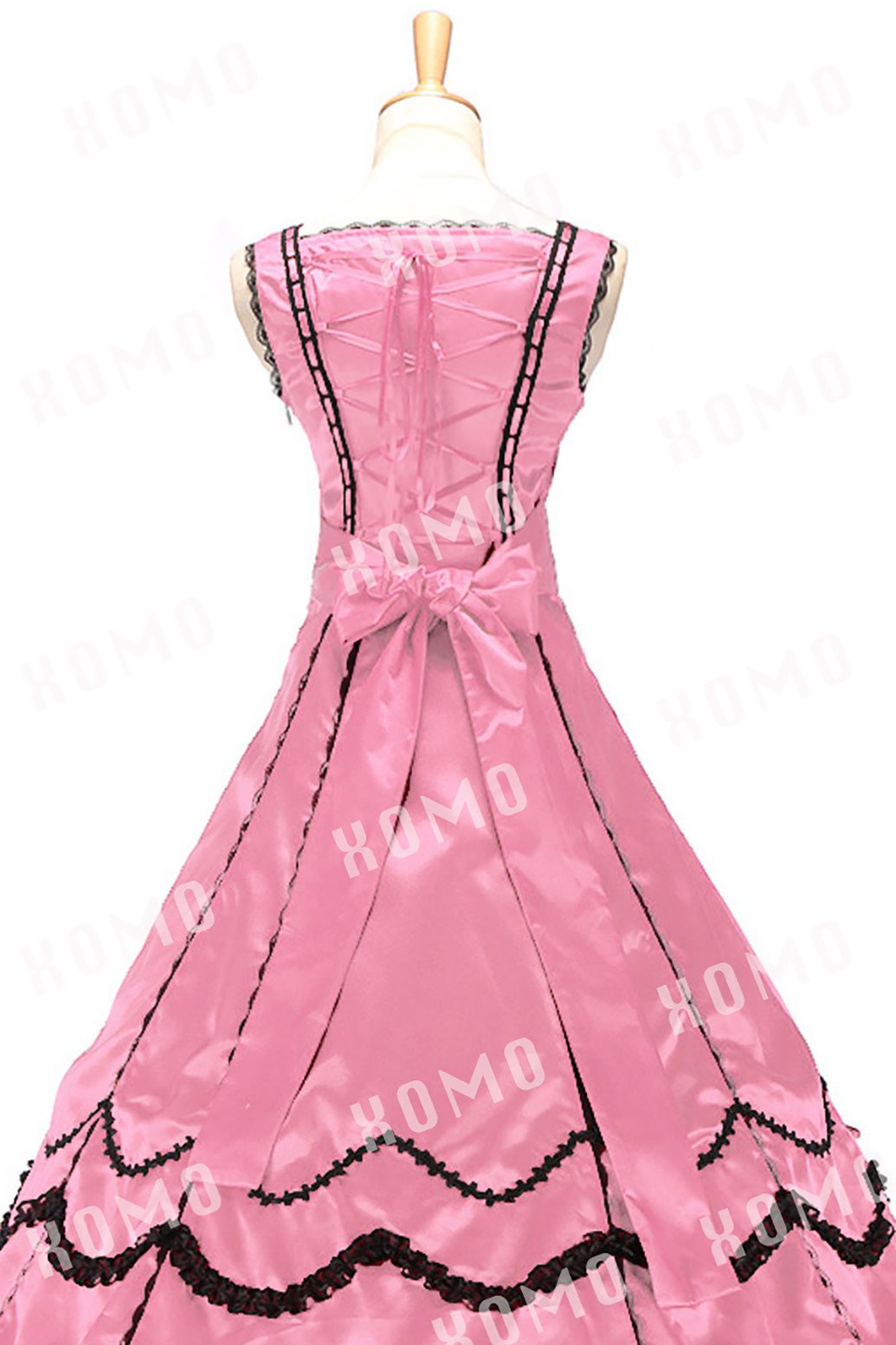 Elegant Civil War Gothic Southern Belle Satin Evening Dress - Sleefless Vintage Gown for Historical Reenactments & Themed Parties
