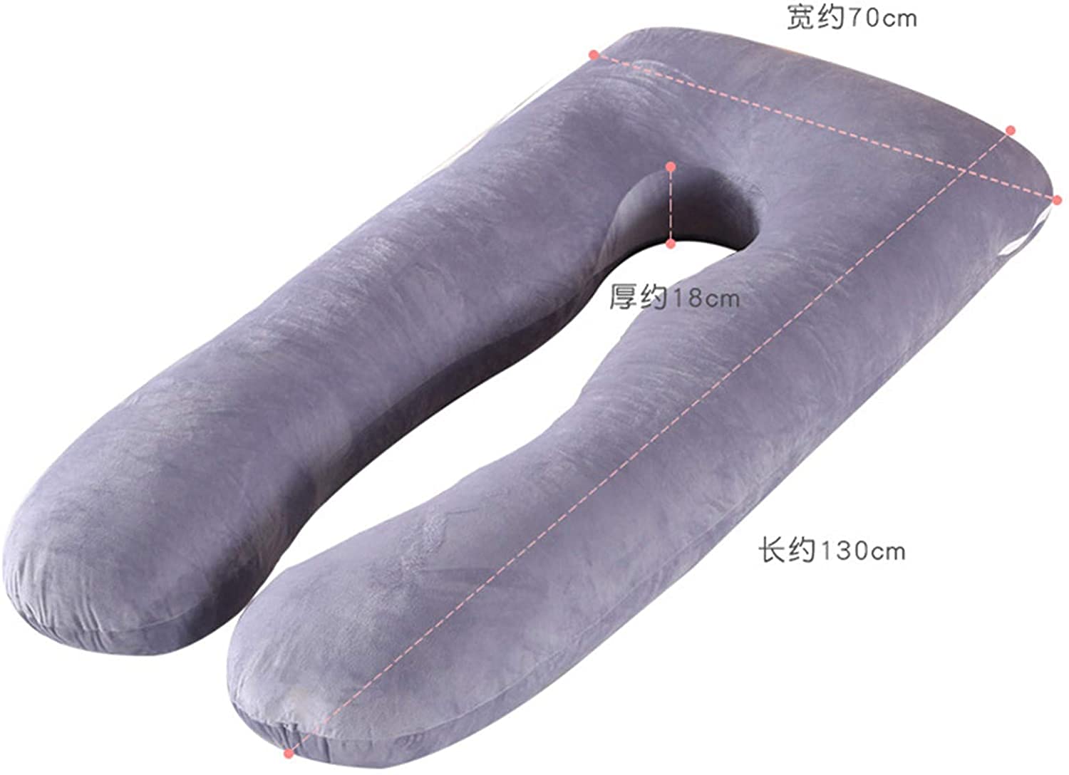 Best U-Shaped Pregnancy Pillow for Sleeping - Maternity Support Pillow for Back & Hips Relief - Comfortable Side Sleeping Pillow for Pregnant Women - Perfect for Nighttime Comfort & Pregnancy Support