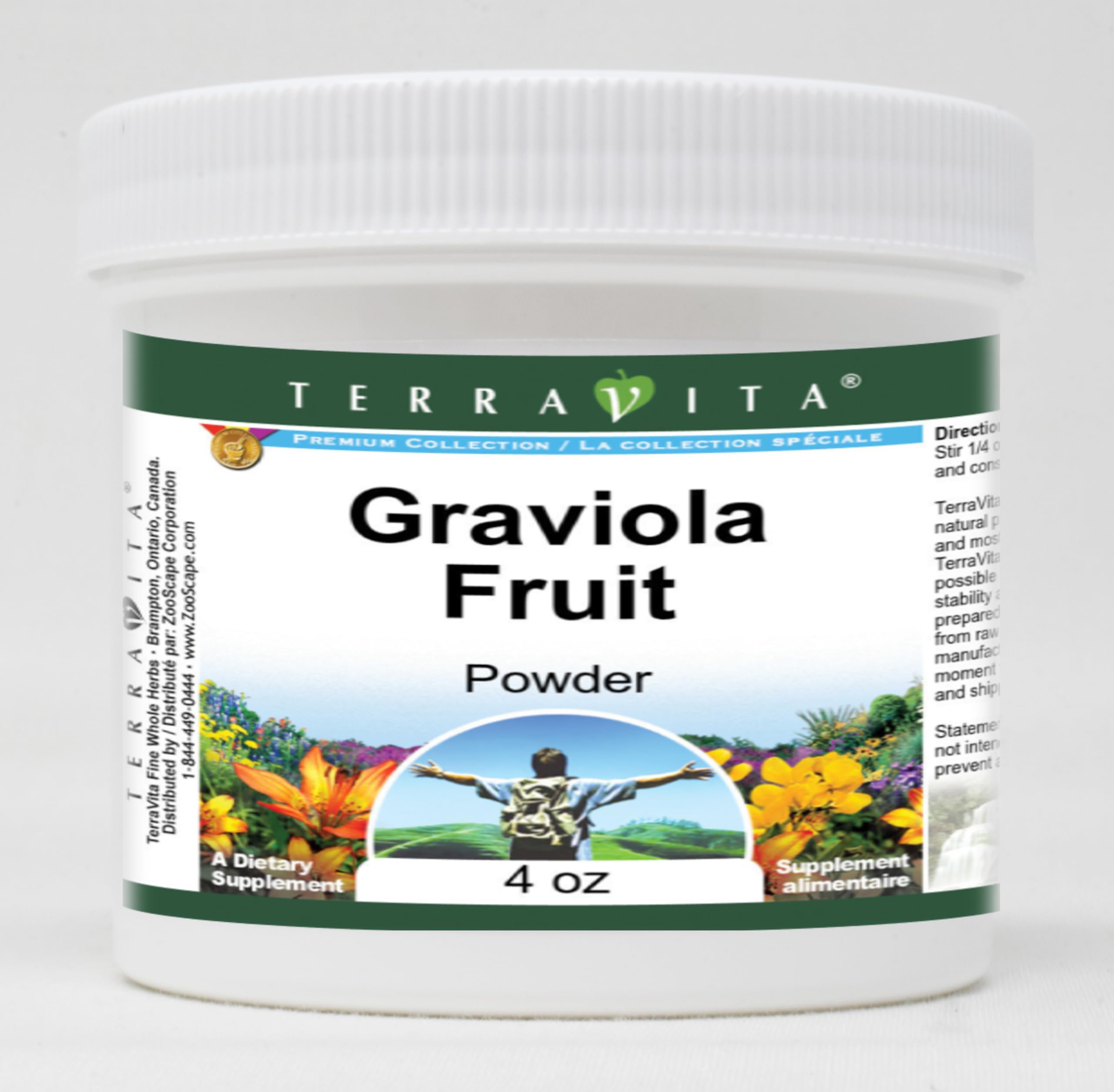 Organic Graviola Fruit Powder 4oz (3 Pack) - Premium Soursop Supplement for Immune Support & Wellness - Perfect for Smoothies, Teas & Healthy Recipes