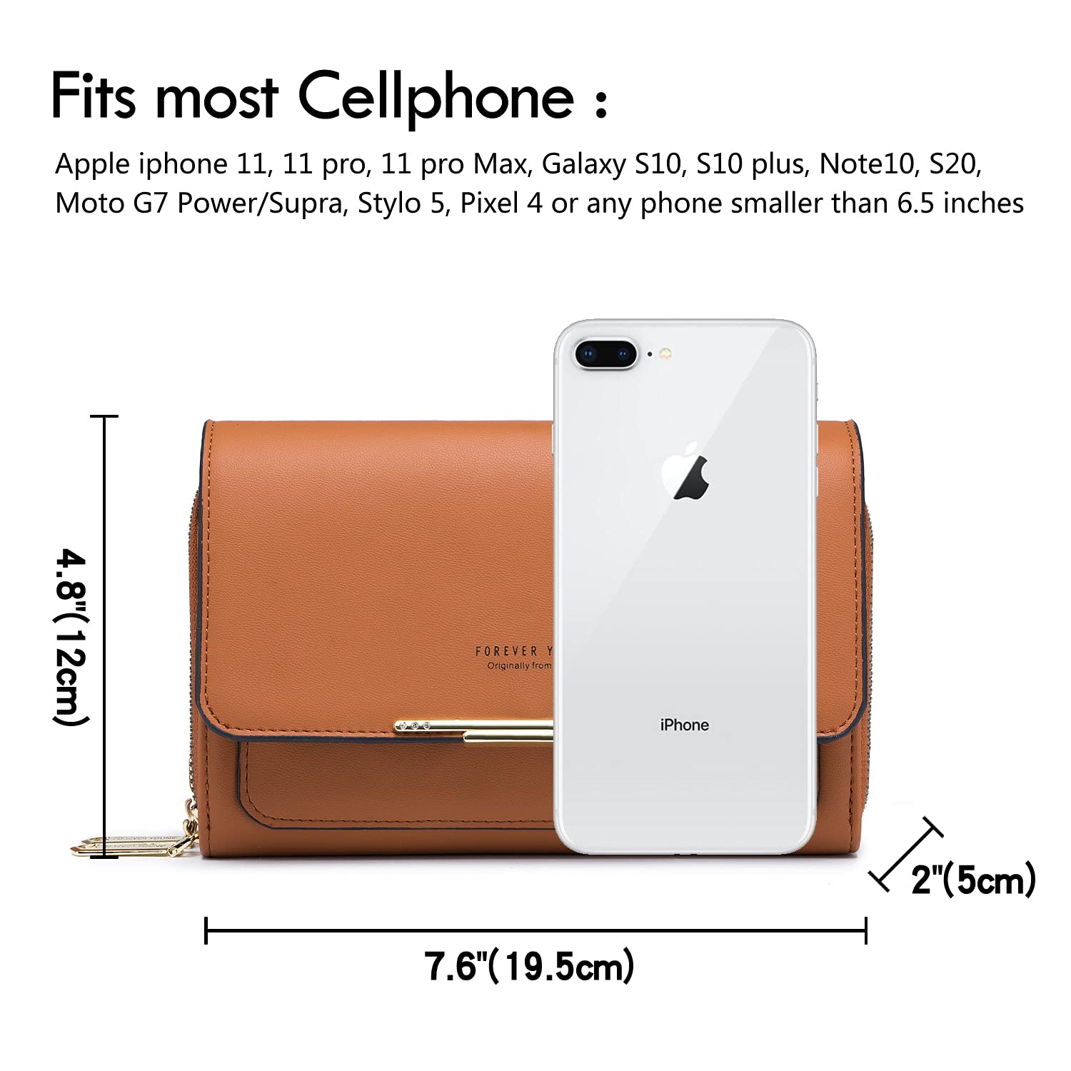 Stylish Women's Small Crossbody Bag with Phone Pocket & Credit Card Slots - Perfect for Everyday Use, Travel, and Shopping