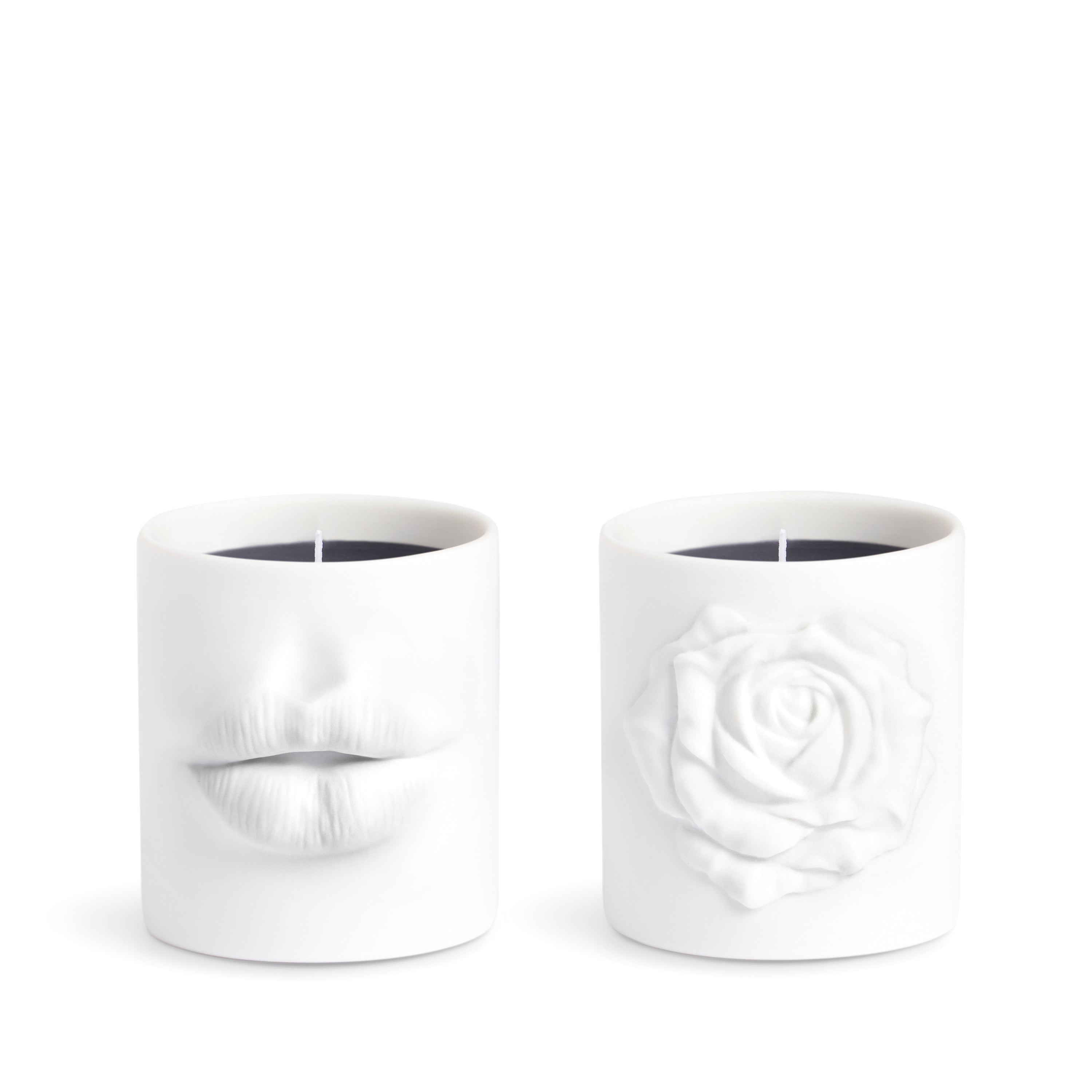 Exclusive Le Duo Oh Mon Dieu! + Rose Noire Scented Candles Set of 2 - Perfect for Home Decor, Romantic Gifts & Relaxing Aromatherapy