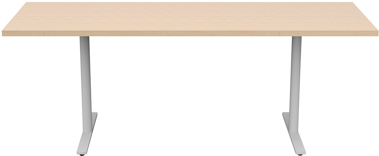 Safco JURNI 72 x 24 Inch Multi-Purpose Table with T-Leg Base and Glides - Perfect for Office, Classroom, Conference Room, and Home Use [JN7224NFXTGL]