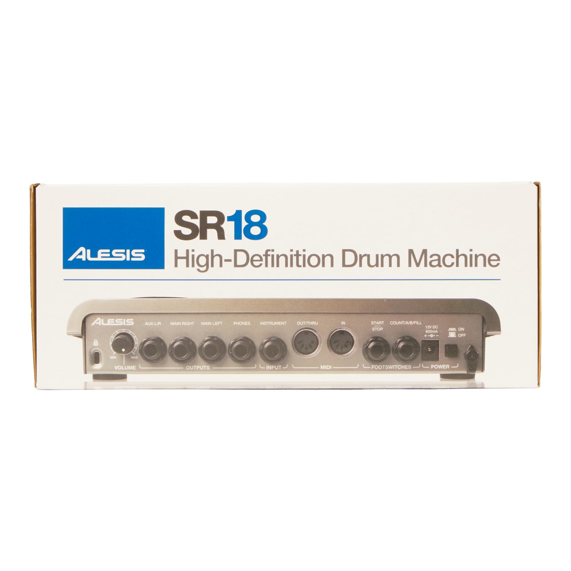 Alesis SR-18 Professional Drum Machine - Standalone Drum Machine with 500+ Sounds, Built-In Effects & USB Connectivity for Music Production & Live Performance | Perfect for Home Studios, Beat Making & Electronic Music Production