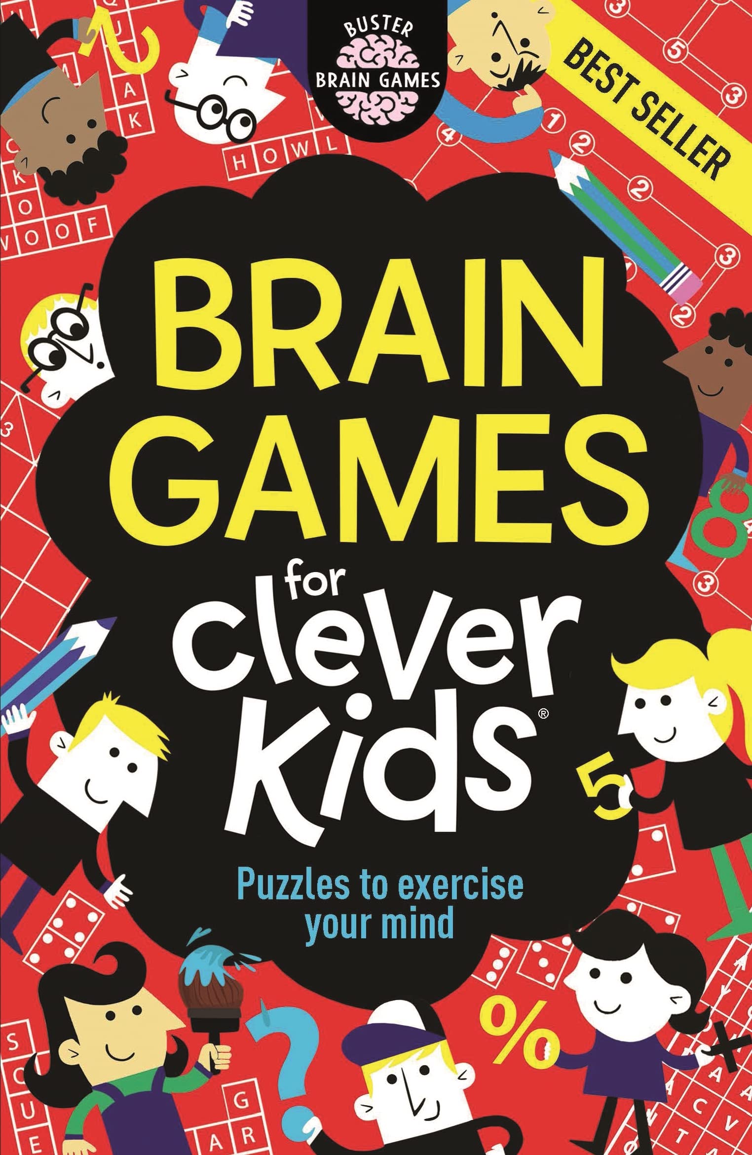 Brain Games For Clever Kids® - Fun Educational Puzzles & Logic Games for Children | Perfect for Homeschooling, Travel & Family Game Night