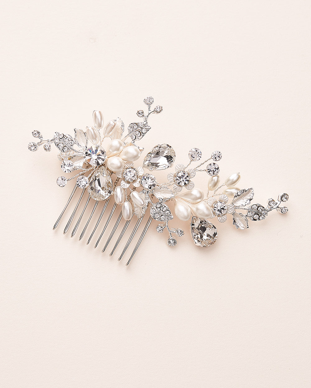 Audra Pearl Hair Comb - Elegant Handmade Pearl Hair Accessory for Women & Brides - Perfect for Weddings, Prom, and Special Occasions