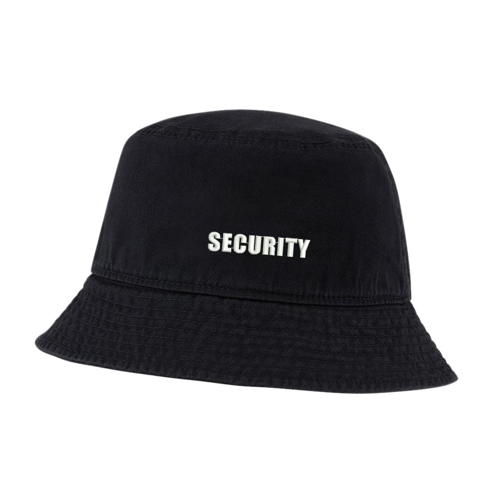 Unisex Embroidered Cotton Bucket Hat - Adjustable Security Sun Hat for Men & Women | Outdoor Hiking, Beach, Fishing & Summer Fashion Accessory