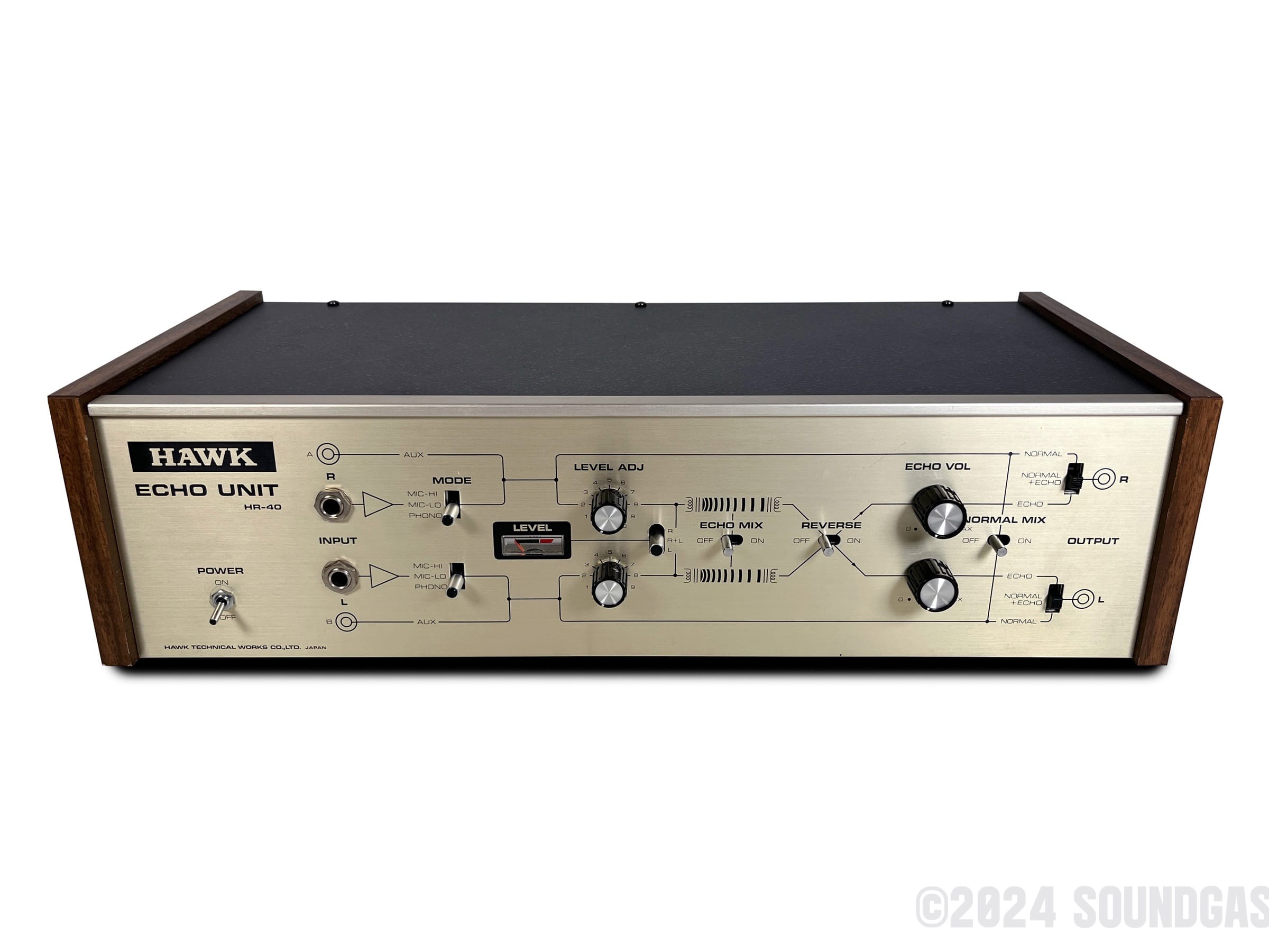 Hawk HR 40 Stereo Spring Reverb Guitar Effects Pedal - Vintage Analog Sound for Electric Guitar, Bass & Studio Recording | Perfect for Live Performances & Home Recording